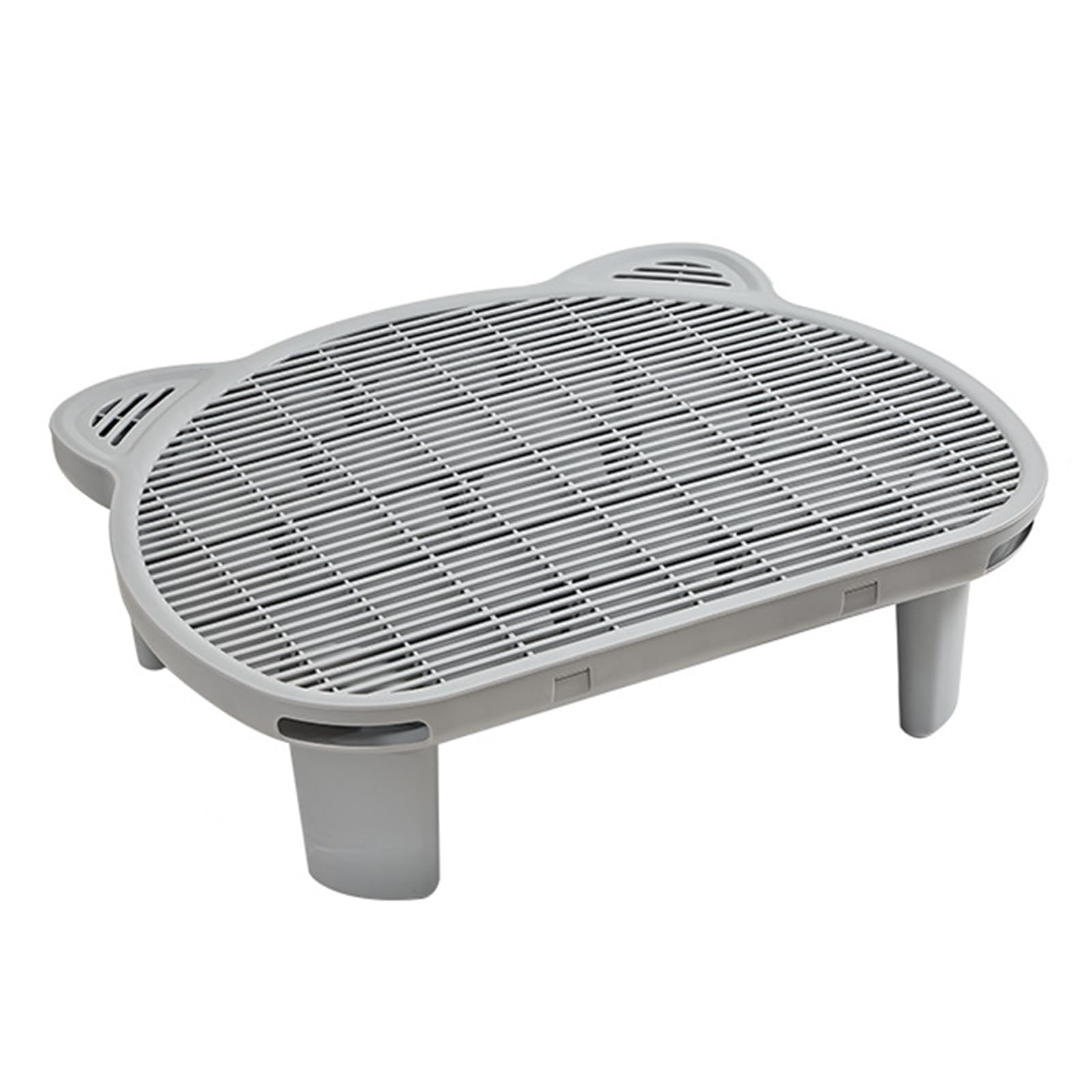 SpaceTime Cat Litter Mat Litter Trapping Mat,20.08"x15.94"x5.91"Large Dual-Layer Cat Litter Box Mat for Kitty,Floor Protection,Waterproof Urineproof(Grey)