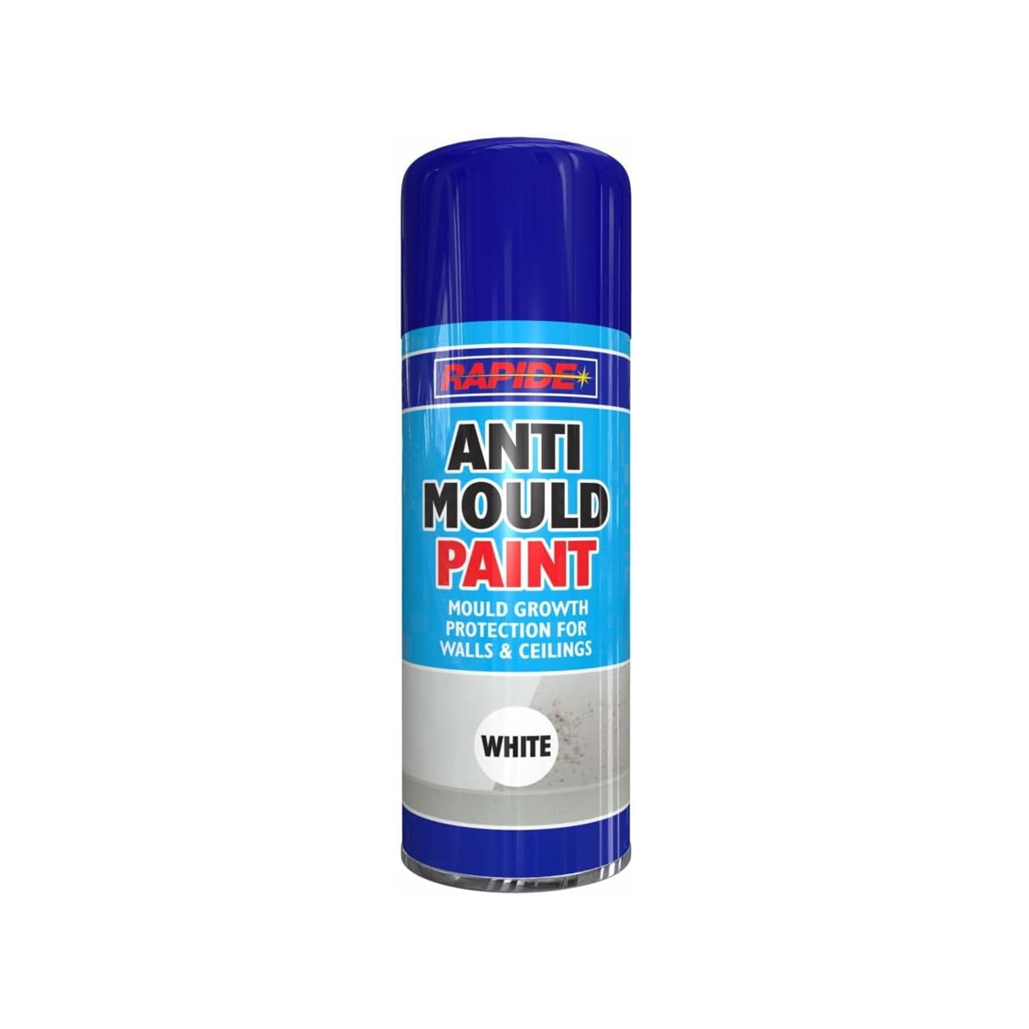 PNJB Anti Mould Paint - Mould Growth Protection For Wet Walls & Ceilings Anti Mould Tough Matt White 400ml, 3-In-1 Action, Excellent Coverage And Adhesion, (1)