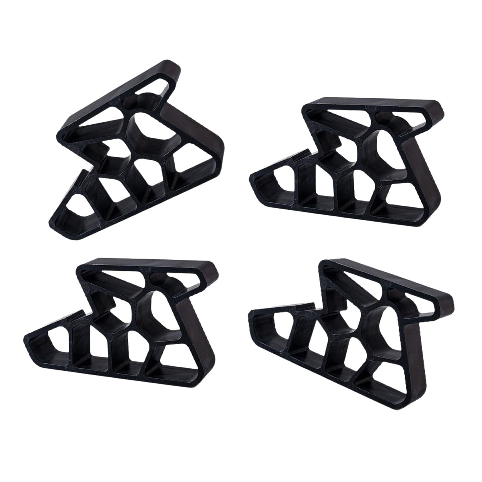4Pcs Heavy Duty Door Stoppers Antislip Easy Installation Door Wedges 3D Track Stopper Balcony Improvement Porch Obstacle