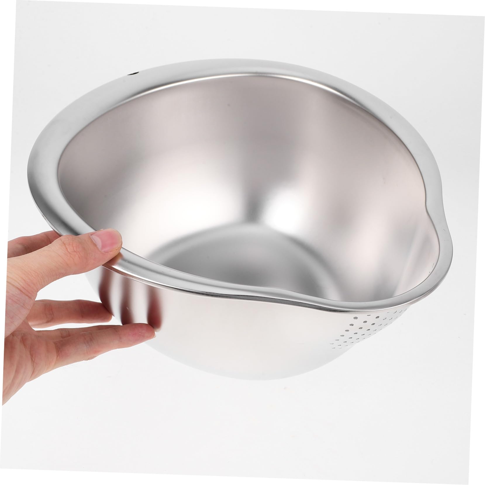 Colador de Cocina Acero Inoxidable Cesta de Drenaje Multiusos para Frutas Verduras y Arroz