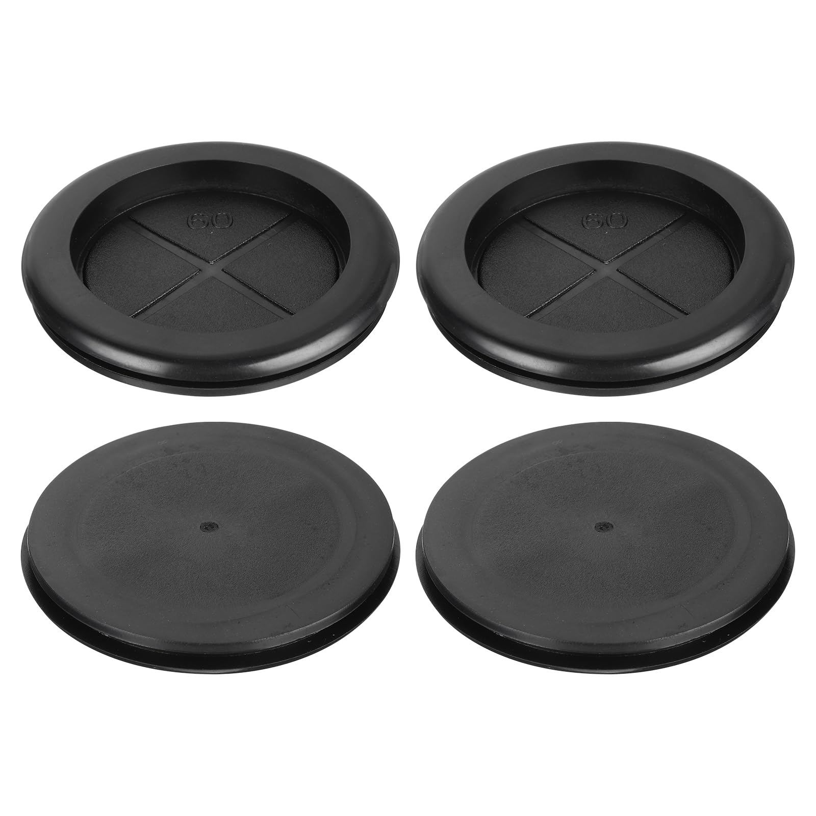 QUARKZMAN Gummiringe 4 Stück - 60mm Bohrloch Dichtungen Kabeldurchführung