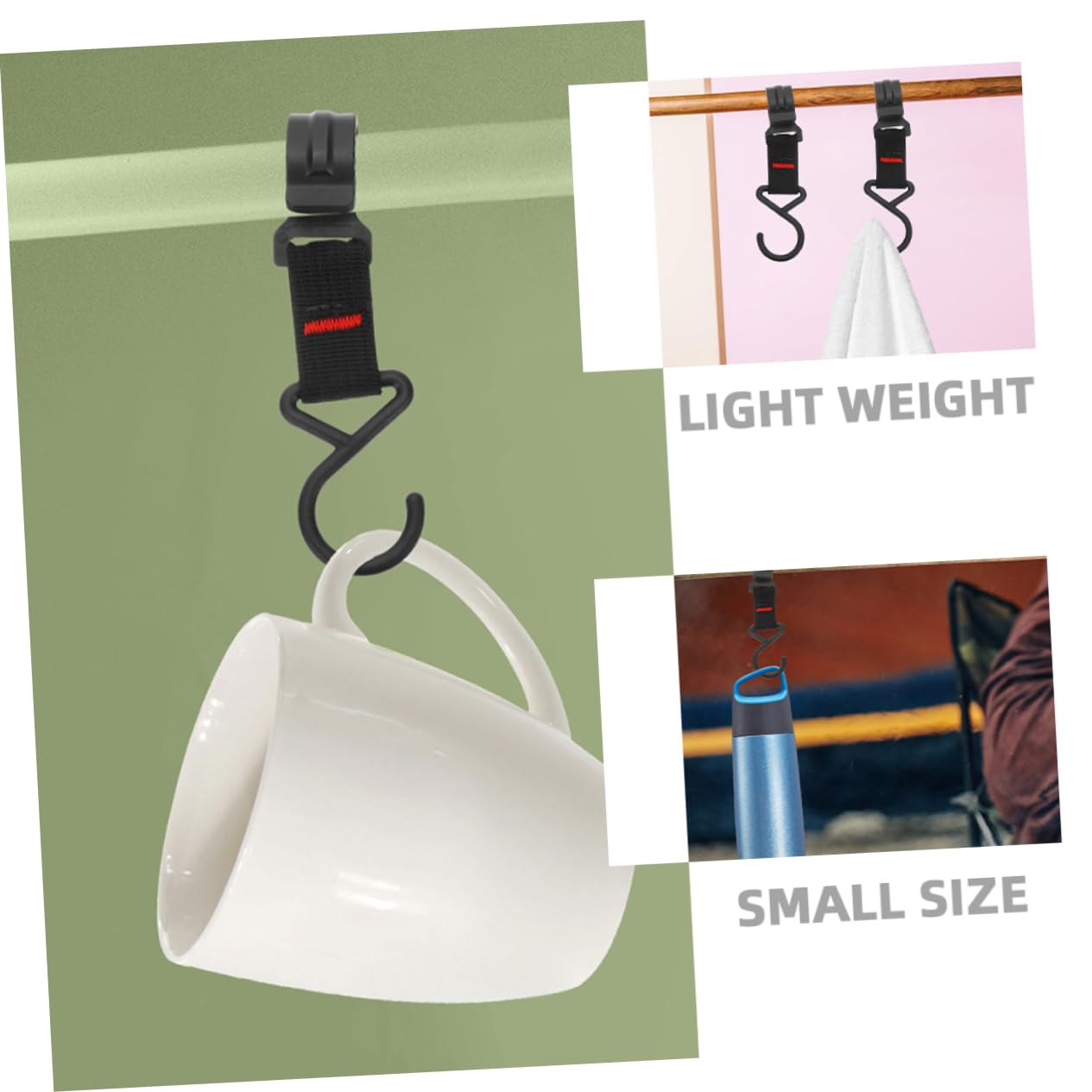 Levemolo Camping Cookware Hooks Outdoor Hooks Camping Supplies Tent Anchors Heavy Duty