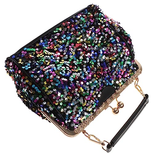 Sac bandoulière à paillettes Healvian petit sac à main portable