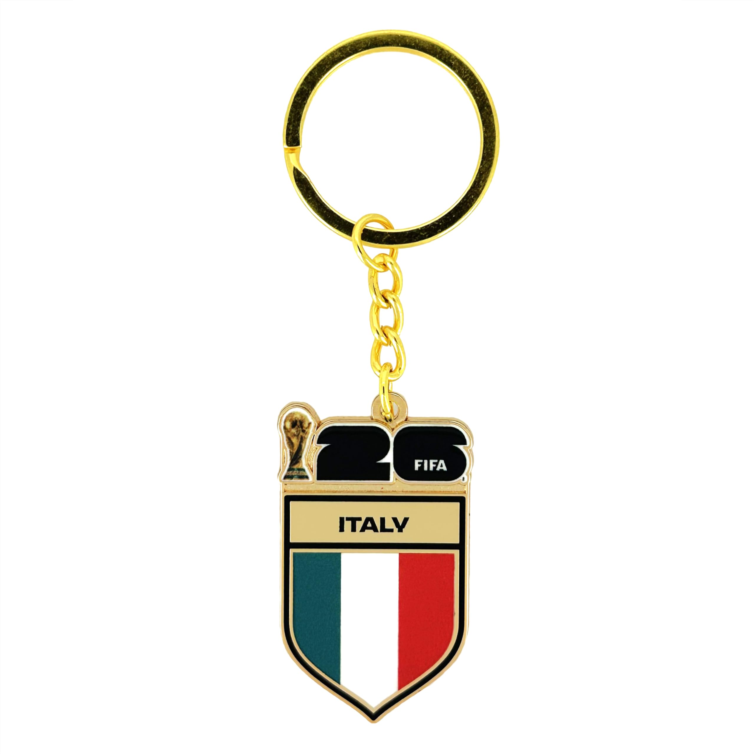 2026 FIFA World Cup Keychain – Officially Licensed, Collectible Gift for Fans, Durable Metal Ring for Keys, Backpacks