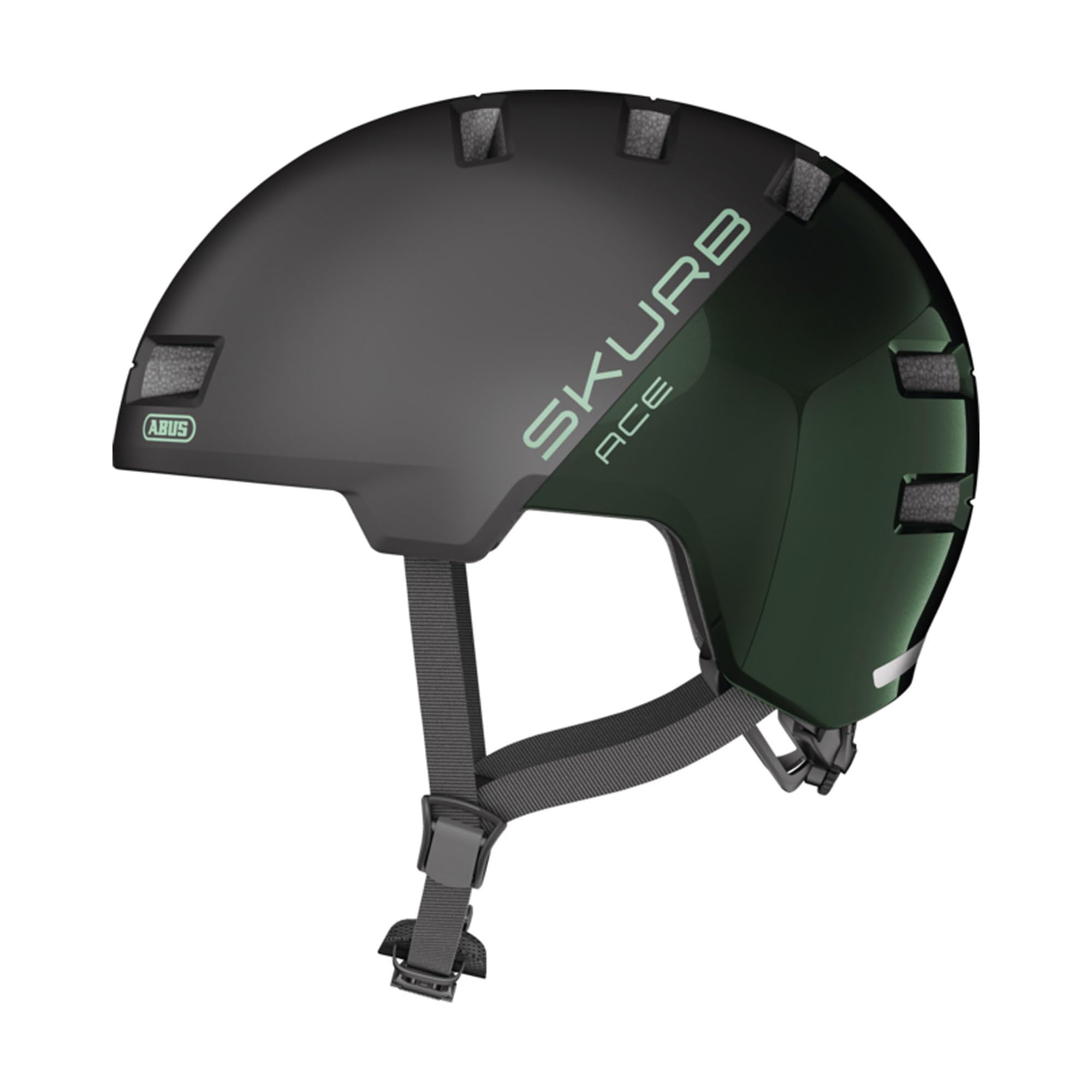 ABUS Stadthelm Skurb ACE - Stylischer Fahrradhelm im Alltag, beim Skaten, BMX-Fahren oder Longboarden