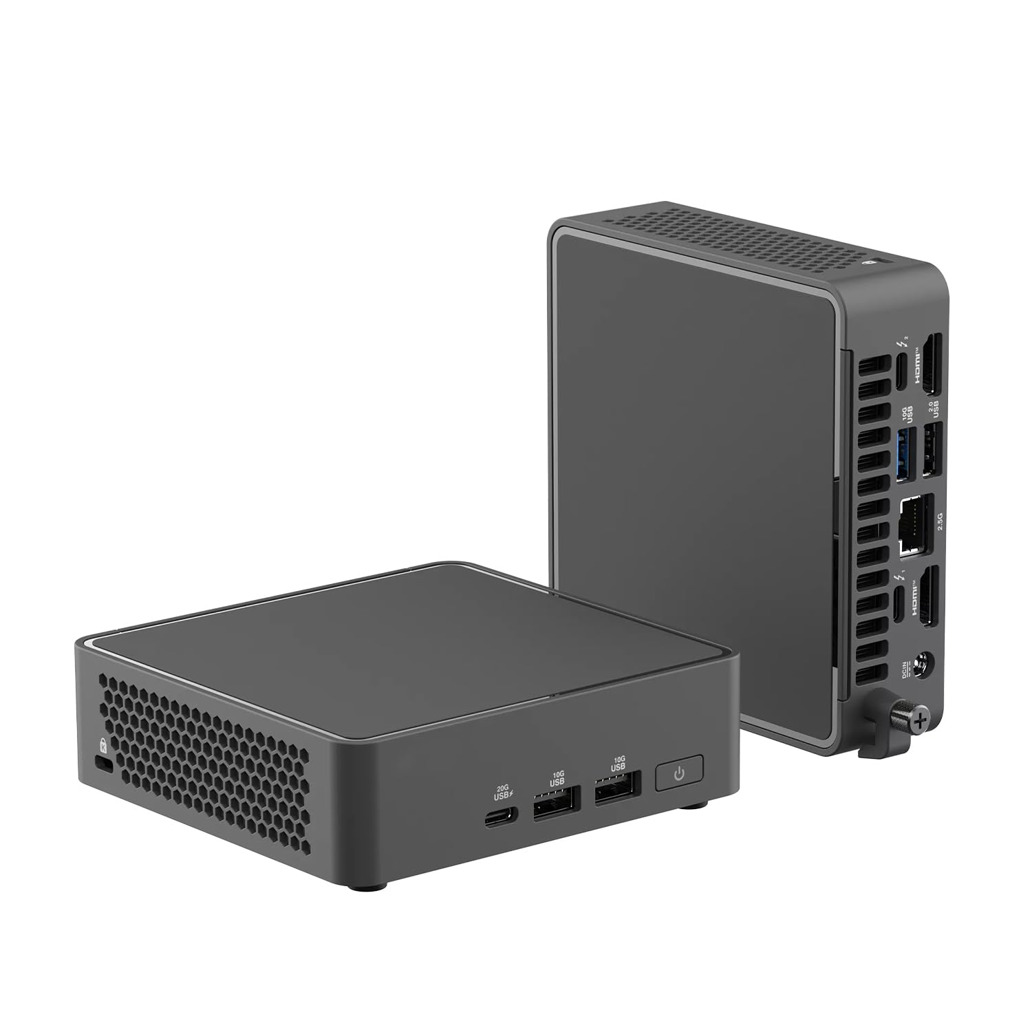 NUC 15 Pro NUC15CRKC7 Mini PC con Intel Core Ultra 7 240H, gráficos Intel Arc, pantalla Quad 4K, Thunderbolt 4, Wi-Fi 7, chasis de 0.48L sin herramientas para computación empresarial y Edge AI