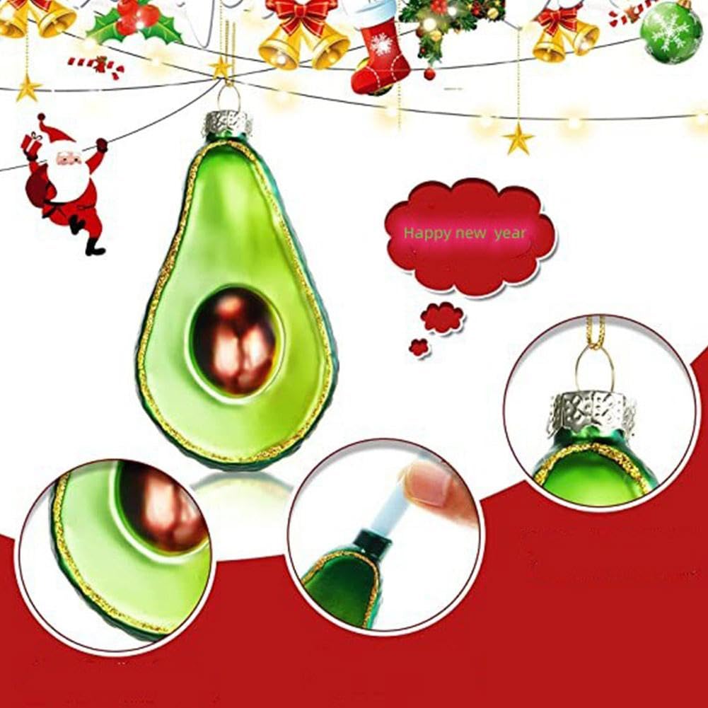 Handgehäkelte Avocado-Ananas-Puppen – Lustige Emotionale Unterstützung Mit Holzsockel & Karte