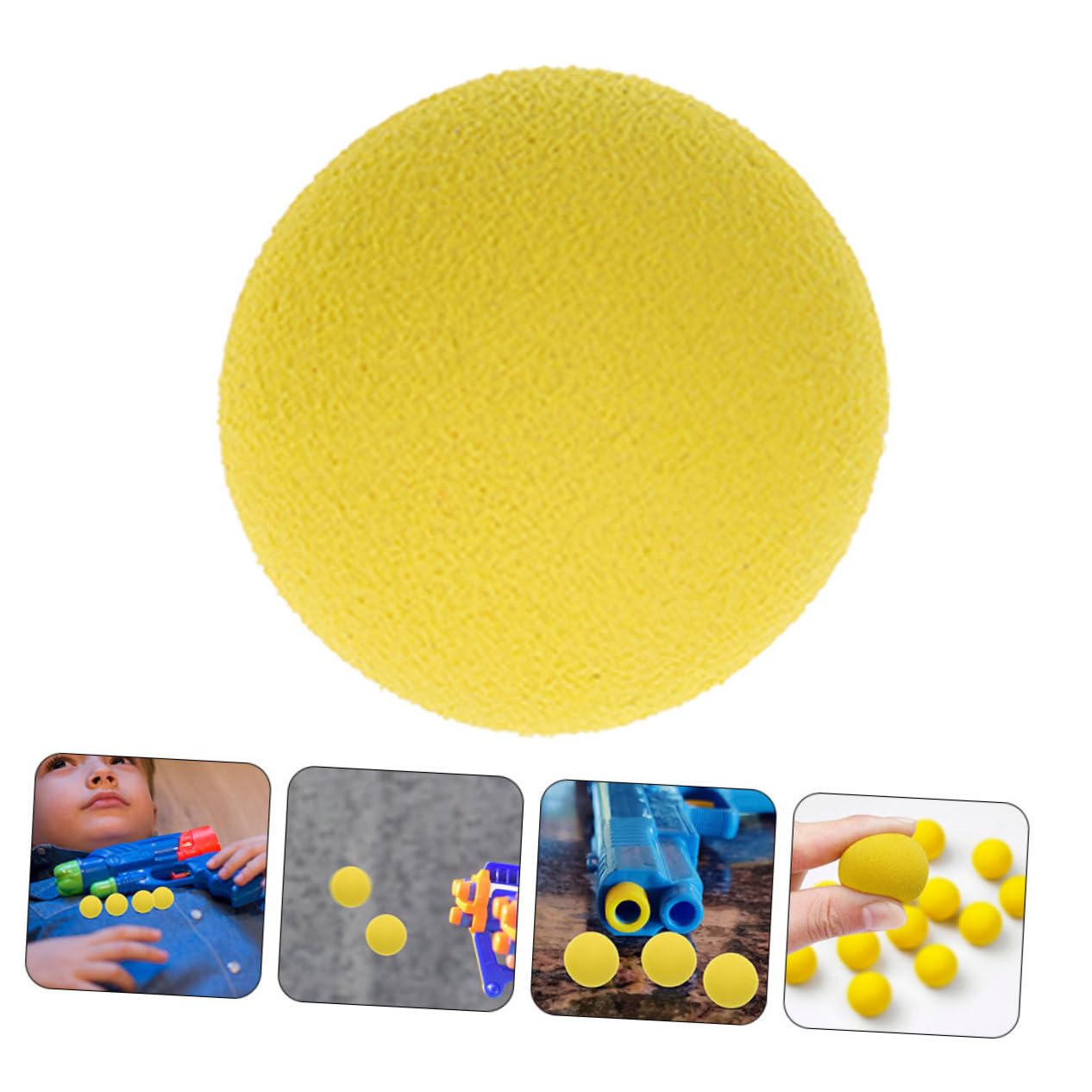 48 palline in schiuma, morbide palline di avviamento per giochi di feste, per interni ed esterni, palline di ricambio per compleanni dei bambini, palline giocattolo