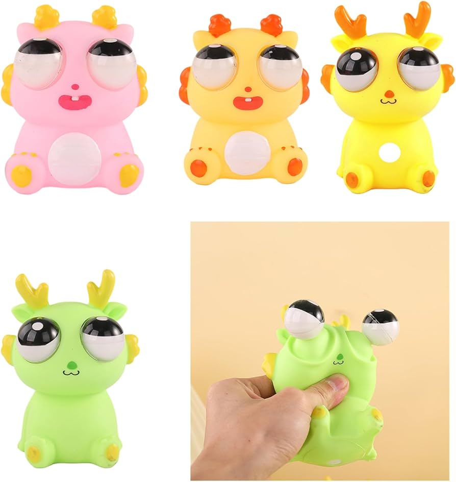 Amazon | アンチストレス スクイーズブルおもちゃ 目が飛び出る