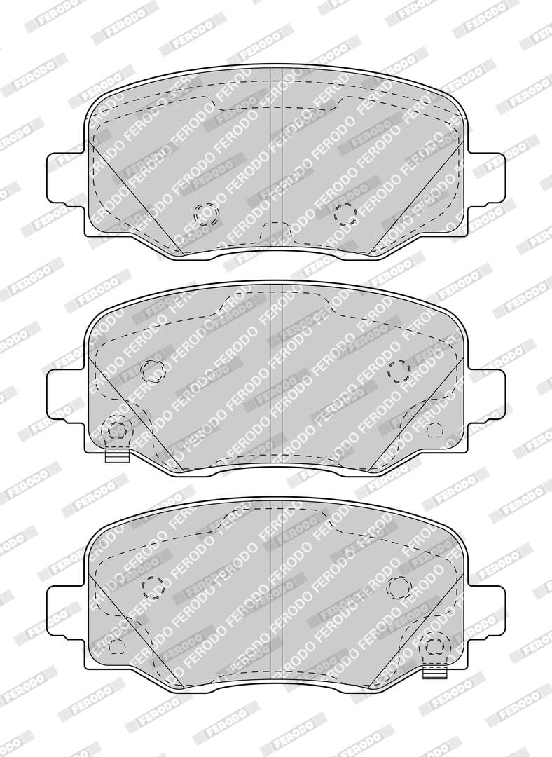 FERODO BRAKE PADS | FDB4925 | REAR | FOR ALFA ROMEO TONALE 2022- | OE-MATCHING QUALITY | ECO-FRICTION FUSE+ TECHNOLOGY