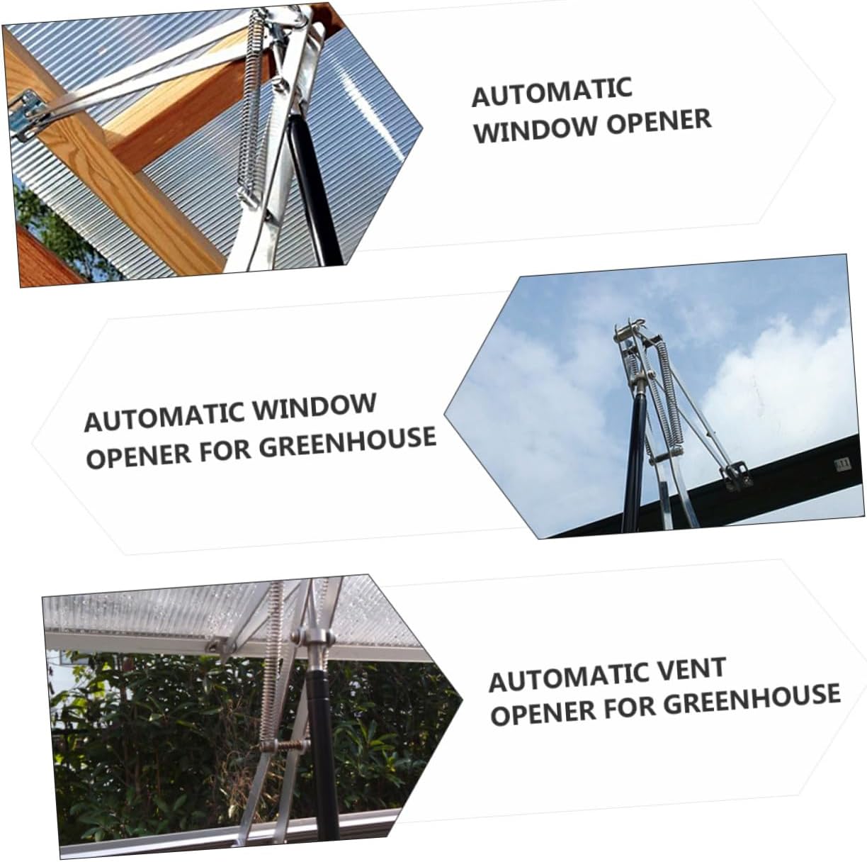 Sturdy Automatic Vent Opener for Greenhouses Auto Vent Opener Greenhouse Indoor Use