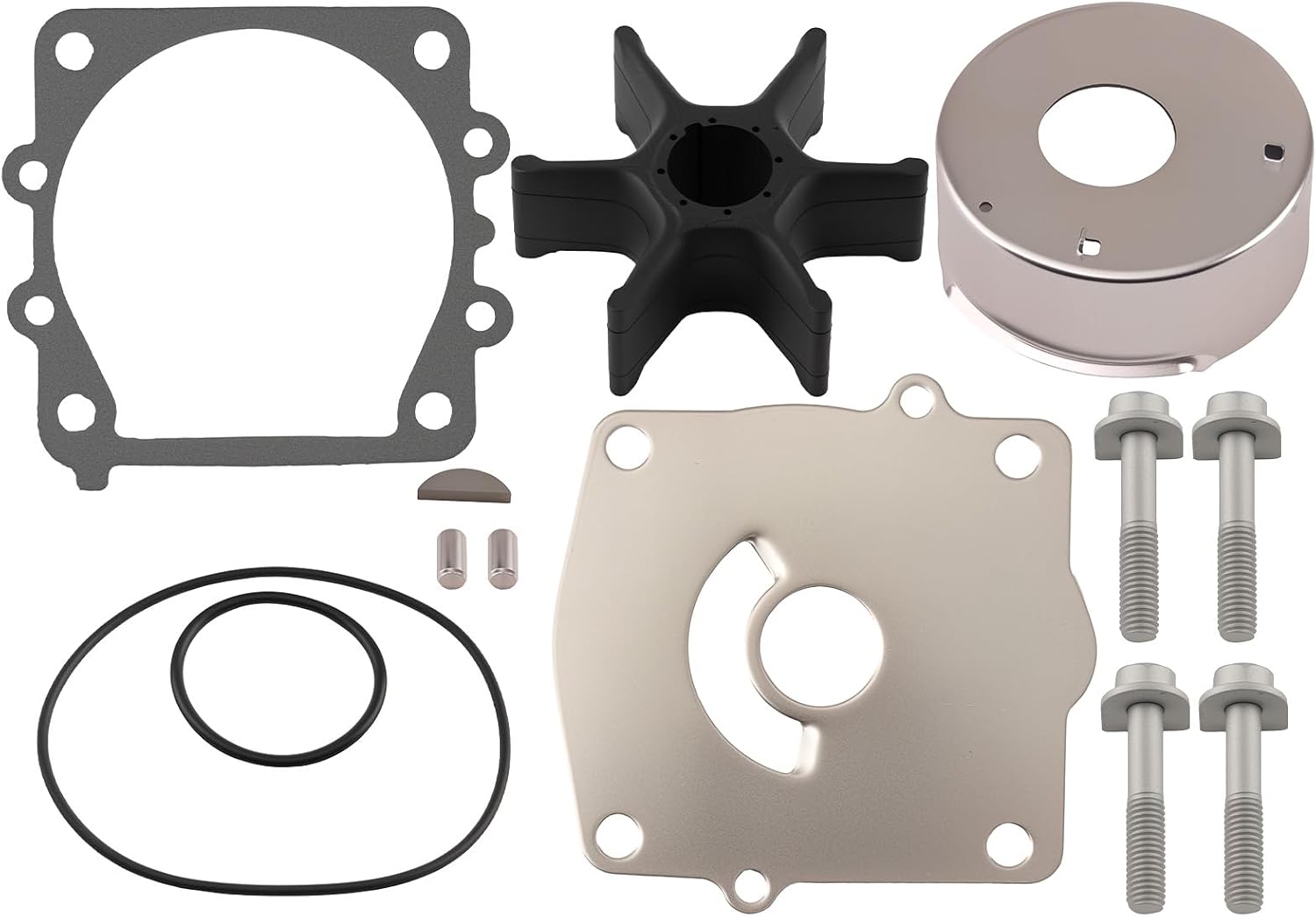 maXpeedingrods Water Pump Impeller Kit for Yamaha outboard 4 Stroke 2 Stroke 150 HP 175 HP 200 HP 225 HP 250 HP Replacement 61A-W0078-01-00 61A-W0078-A2-00