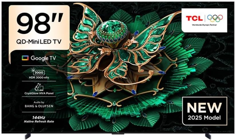 Premium Best Premium Best TCL Television 98 Inch Smart TV 4K QD-Mini LED Colorful Quantu... | 2026