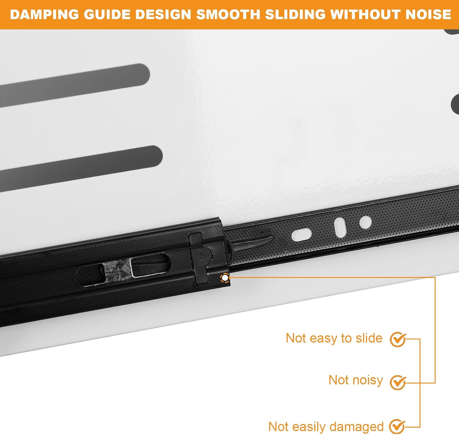 KMQRDZi: Lot de 2 Tiroirs Coulissants pour Casseroles - Organisation Optimale de votre Cuisine - Image détaillée