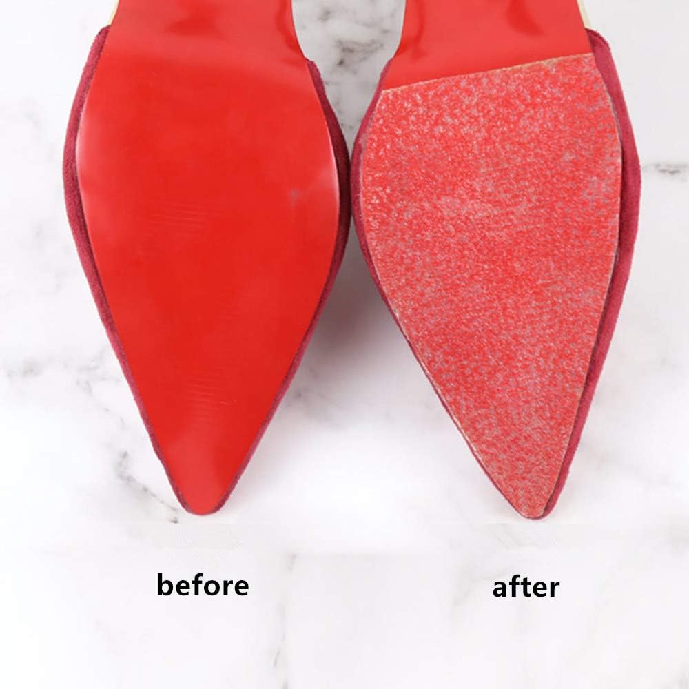 Clear Sole Protector Self-Stick Pads Shoe Bottoms Slip Resistant Texture Removable Sole Sticker for Christian Louboutin Heels,Jimmy Choo,High Heels,Men's Shoes (Men)