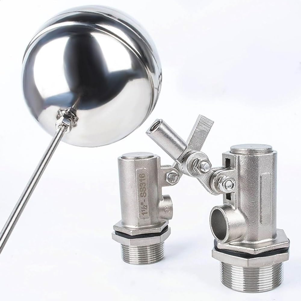 1 szt. Zawór kulowy pływakowy ze stali nierdzewnej 316 1/2 "3/4" Automatyczny regulator poziomu wody(0.75inch)