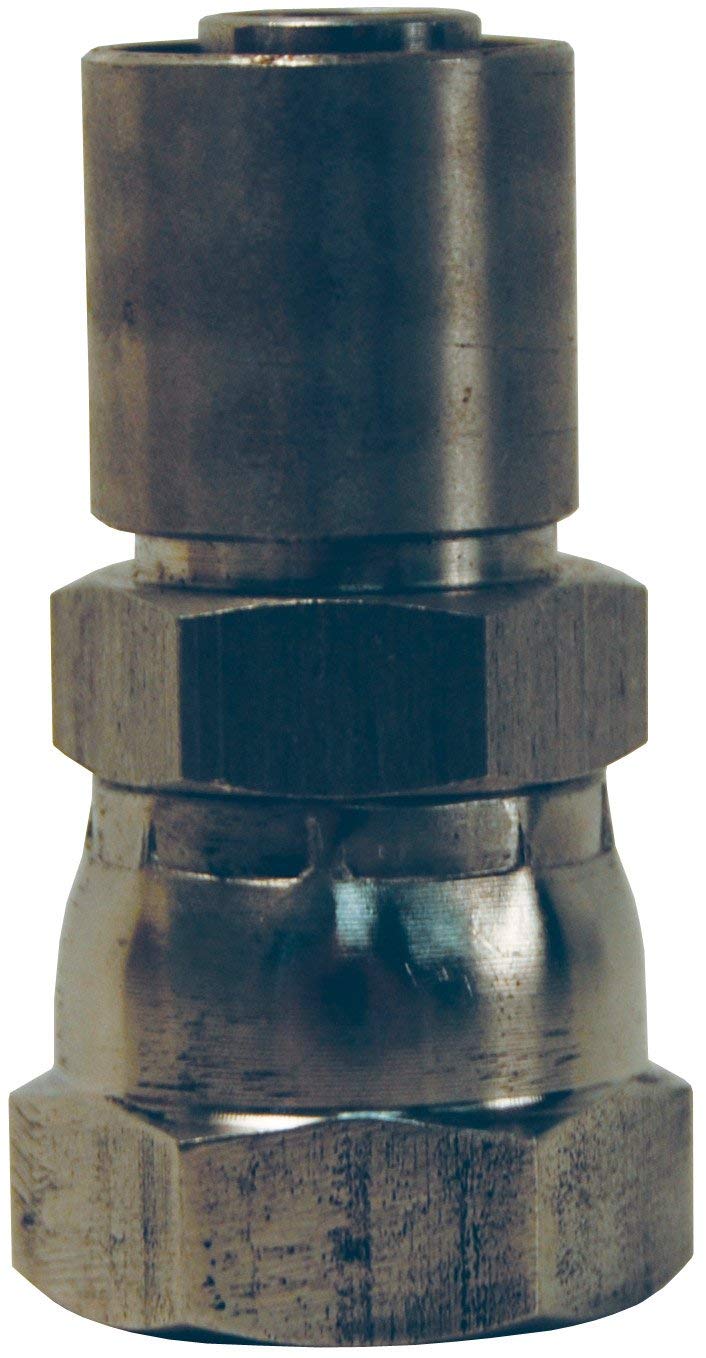 Dixon FJS-06-06 304SS FJIC w/1-Crimp Collar for Dash-6 PTFE Hose, 3/8"