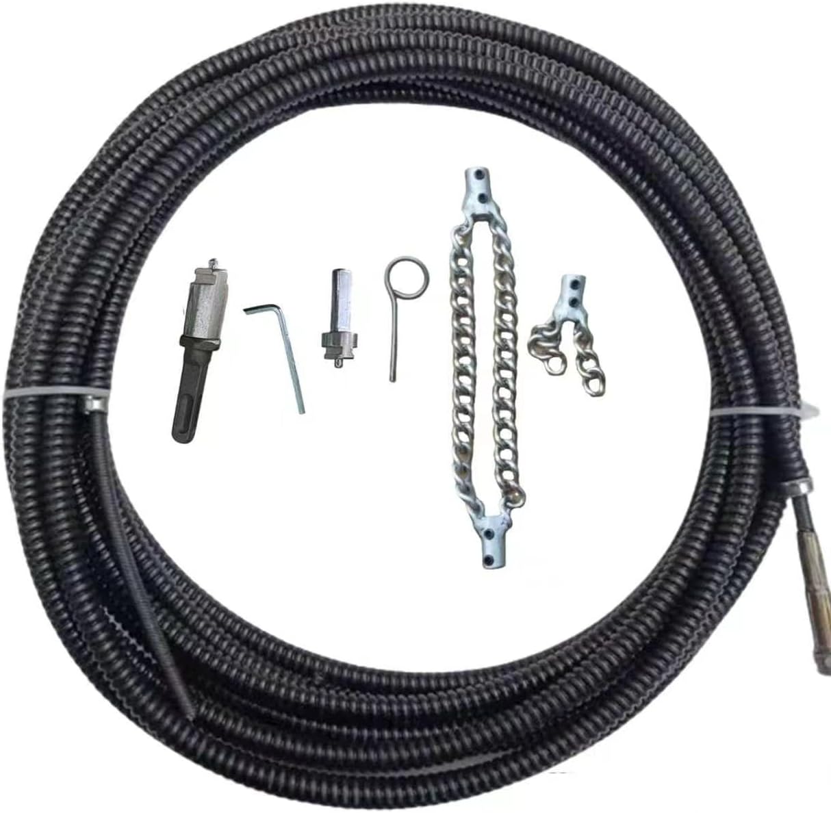 Flex Shaft Sewer Cleaning Tool (10 m)