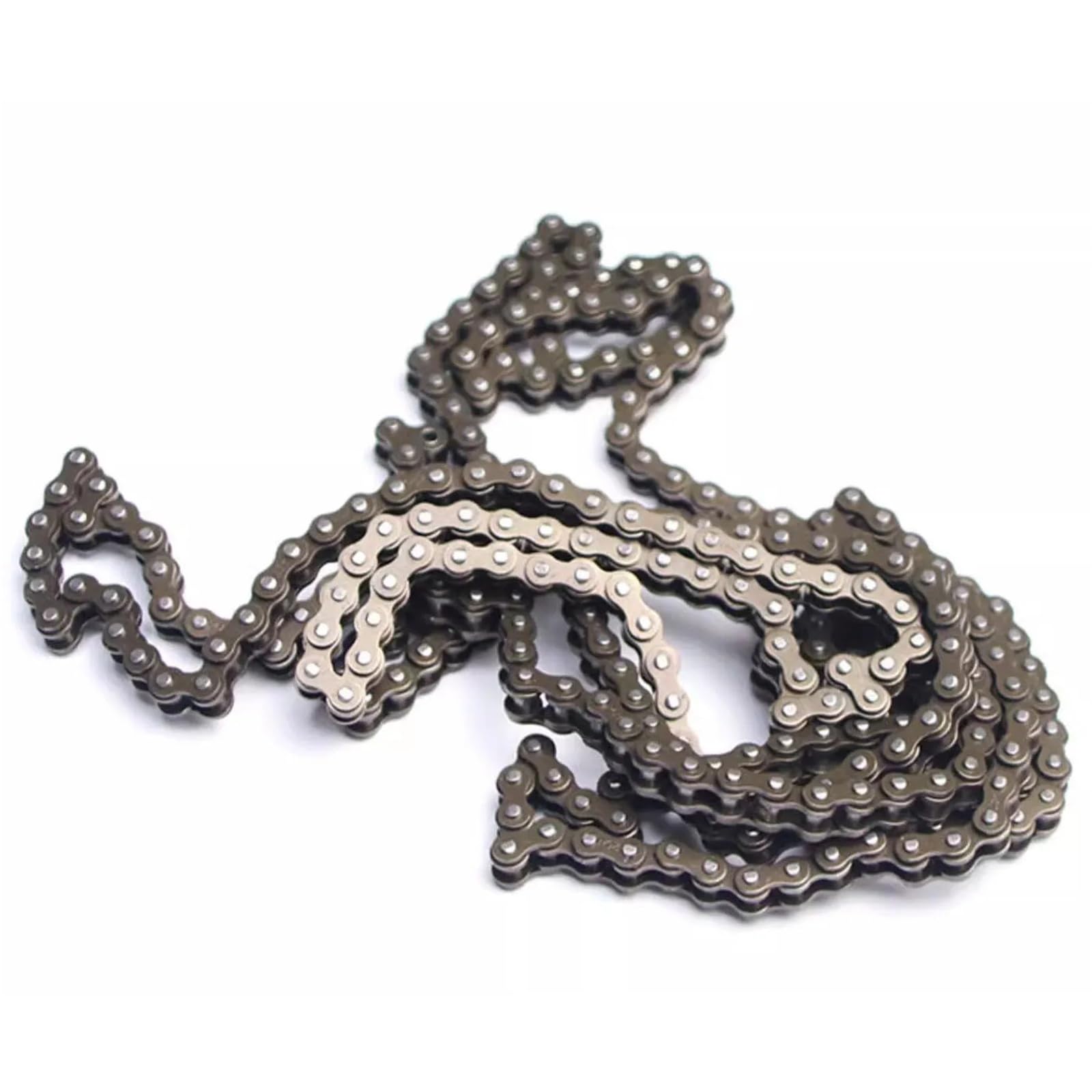 Compatible con cadena de rodillos de una hilera 04C-1 | Paso de 6,35 mm, medio conector, cadena de transmisión industrial de 1,5 m y 5 m(1.5 Meter Long Chain)