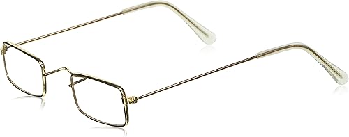 amscan Gafas novedosas de Grandma Gold 1 unidad 4 x 1 pulgada