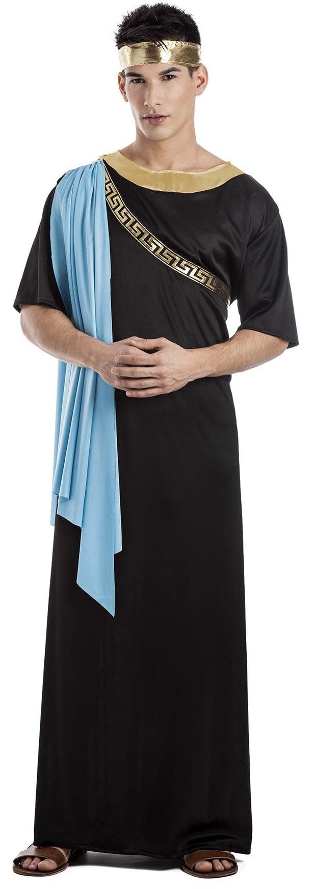 Disfraz de Senador Romano Negro Talla S