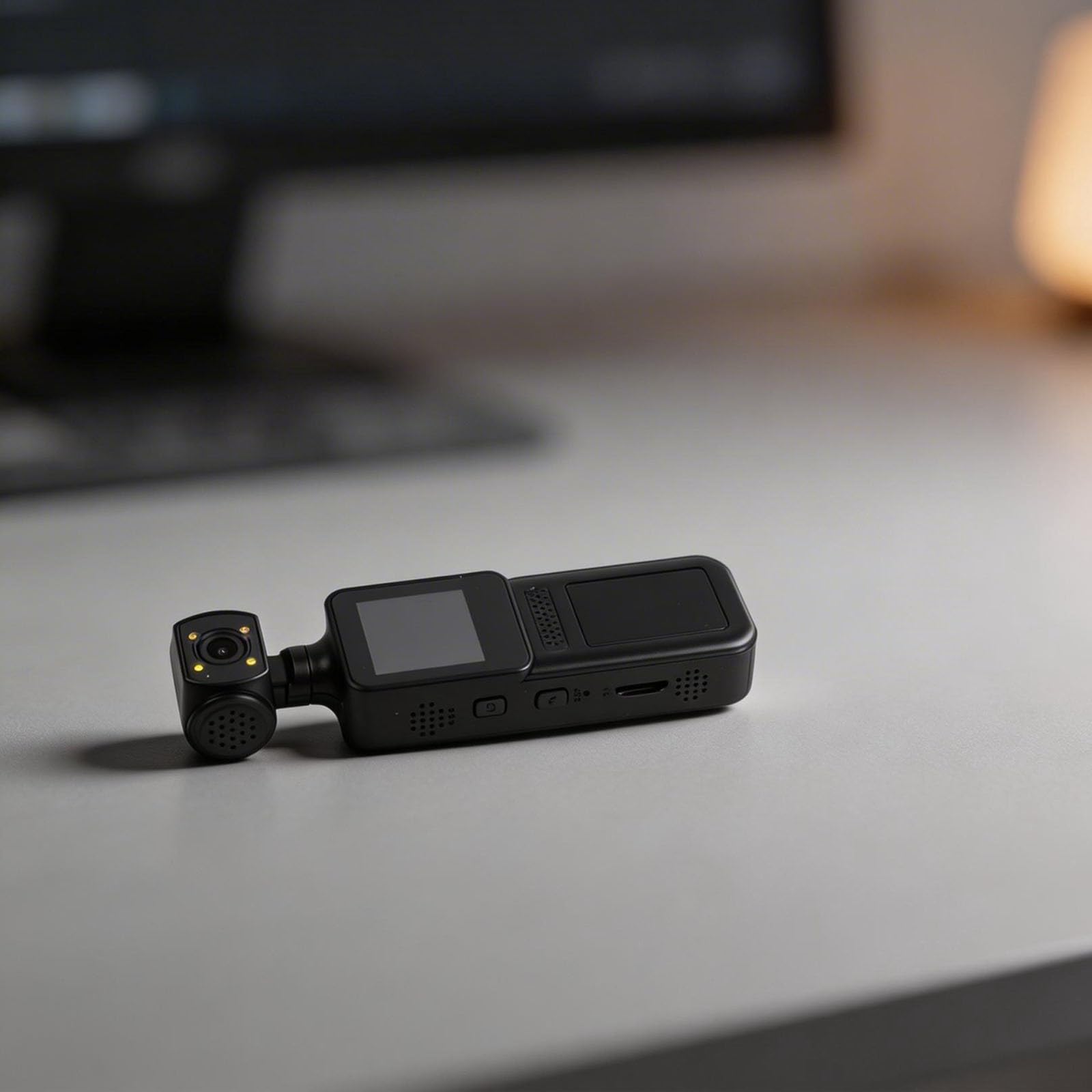 Leggero per mini Action Cam 130 mm per sport all'aria aperta Leggero per | Registrazione audio, struttura compatta, facile da trasportare, ideale per l'uso quotidiano e per l'uso quotidiano