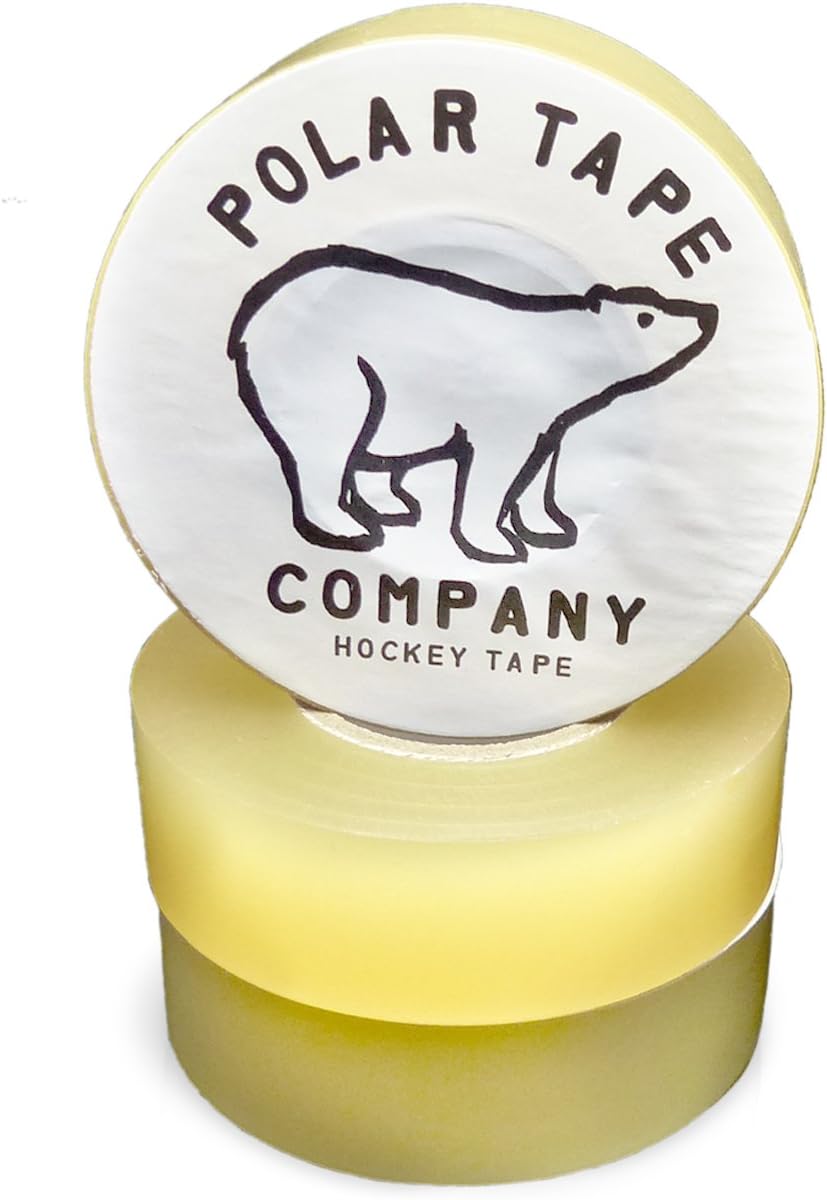 Clear Hockey Tape for Hockey Socks and shin Guards (3 Rolls)