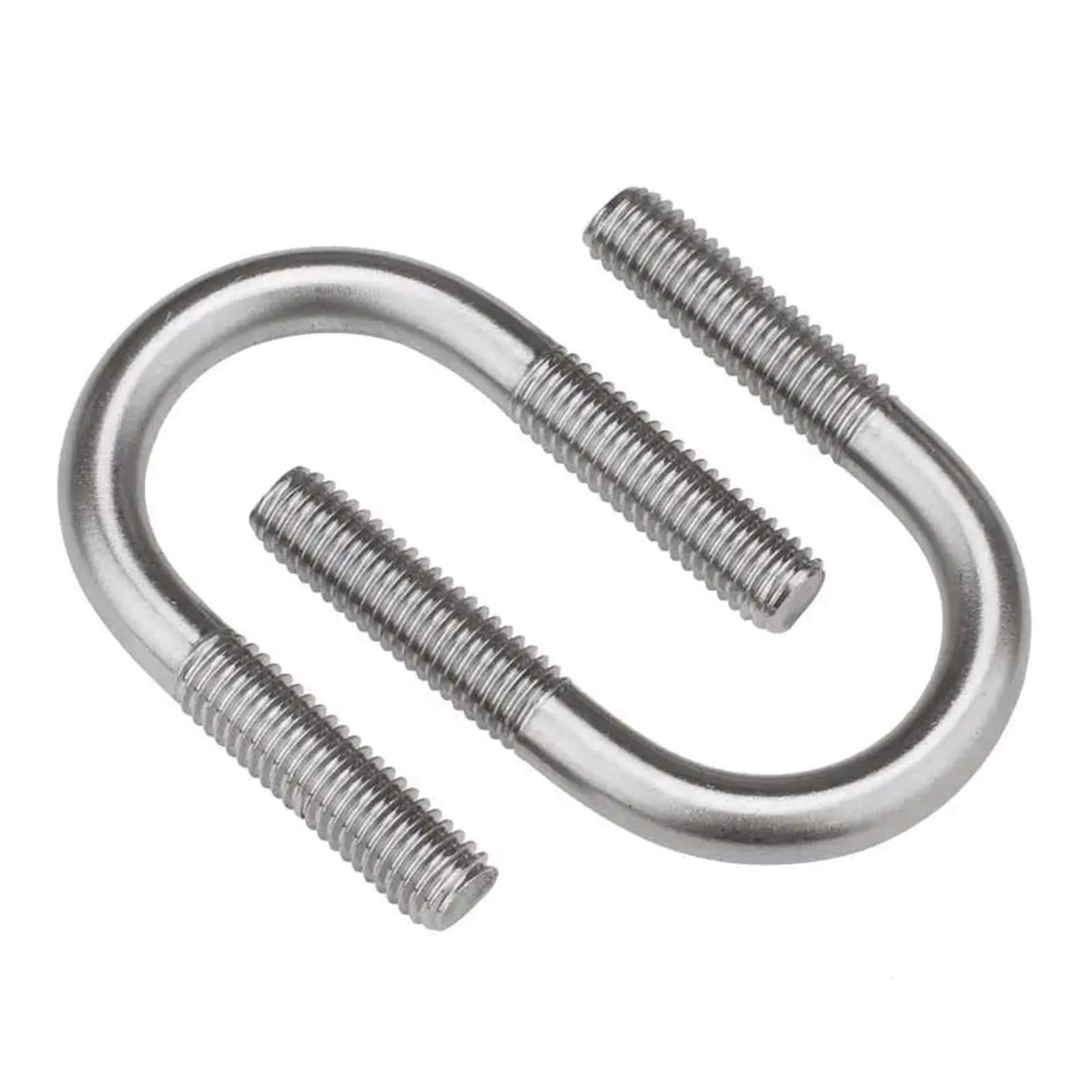 Morsetto per tubi con bullone a U, in acciaio inossidabile 304, M6/M8, multi dimensioni, resistente per un fissaggio sicuro, durevole e resistente alla corrosione, ideale per impianti idraulici e