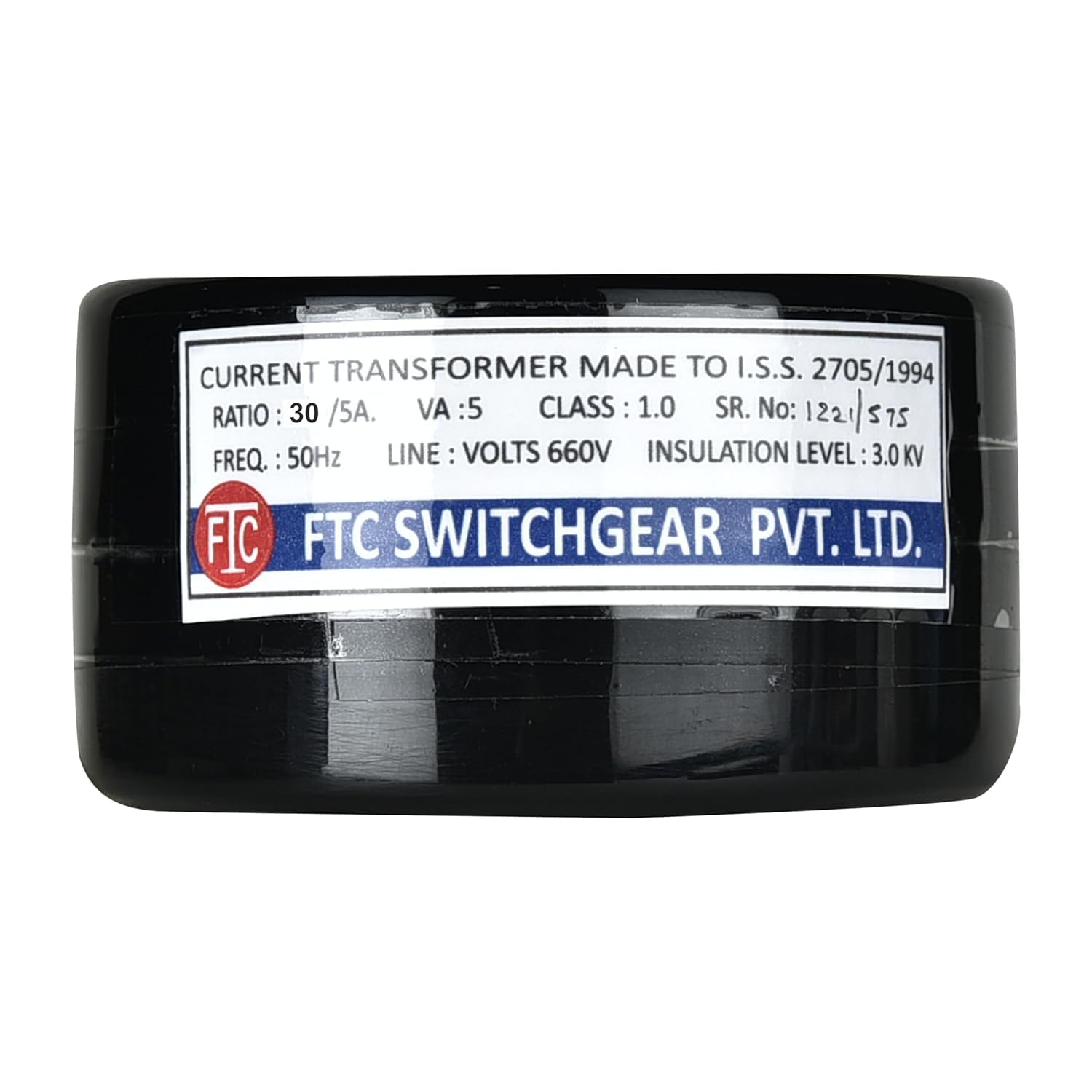FTC - Current Transformer 30/5A - C.T. 30Amp, 5VA - (Pack Of 3PC)-image-25