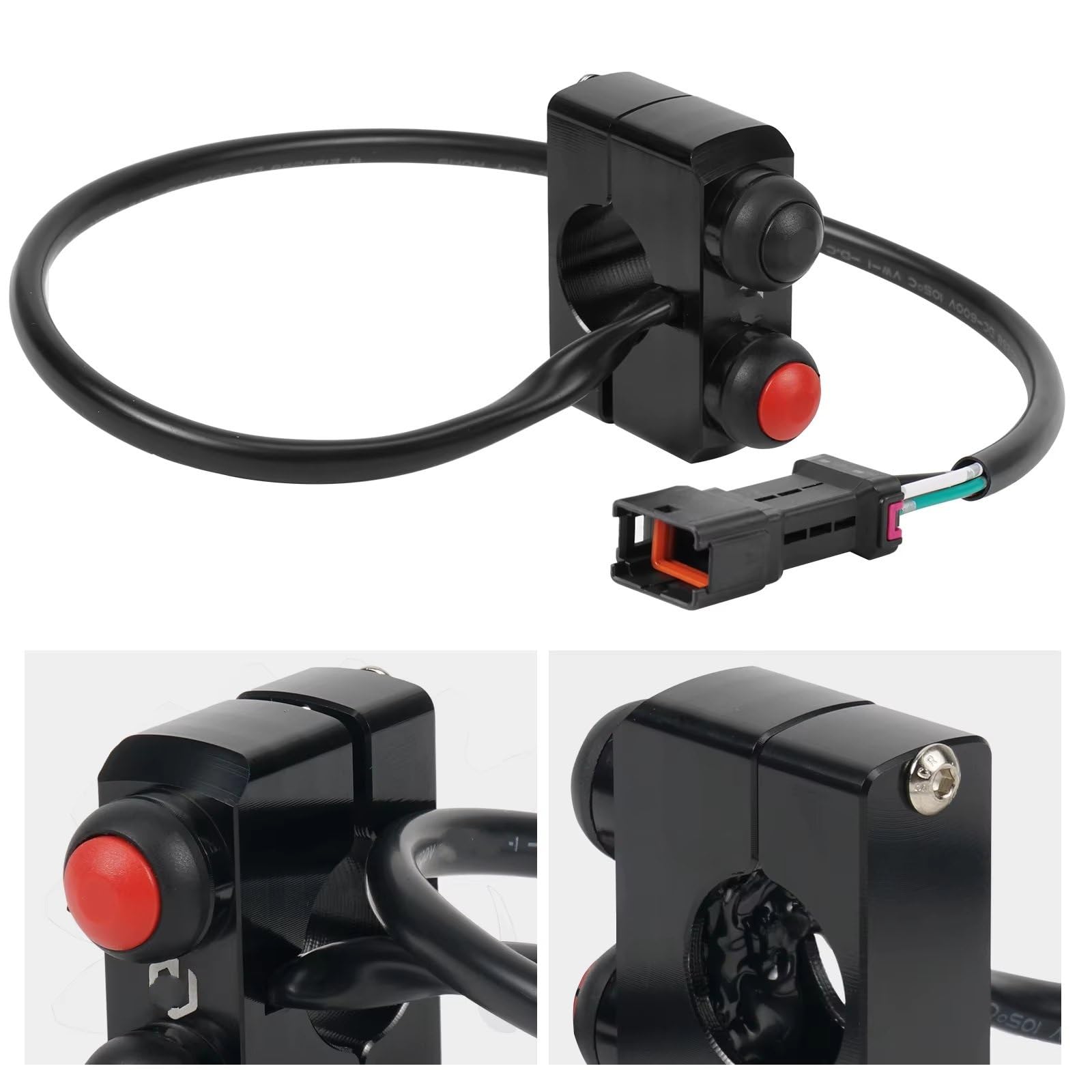 Motorrad Lenker Schalter Blinker Kompatibel Mit Gas Für Gas 2025 2024 Für EC300 Für EC250 EX Motorrad Blinker Schalter Modul Start Kill Stop Schalter(Style 1)