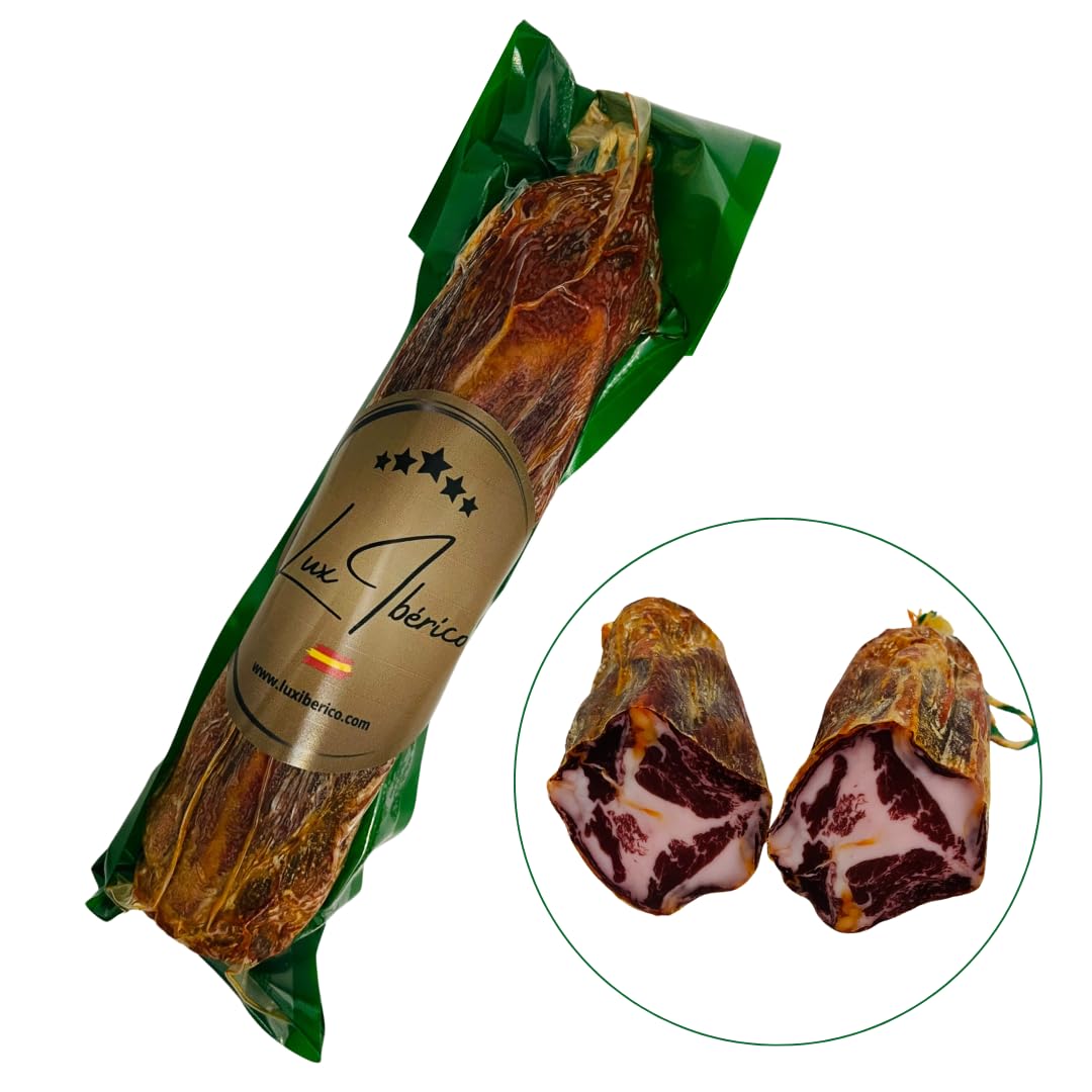LUX IBÉRICO - Coppa Ibérica – Embutido Tradicional - Origen Extremadura - Envasado al Vacío - 600g