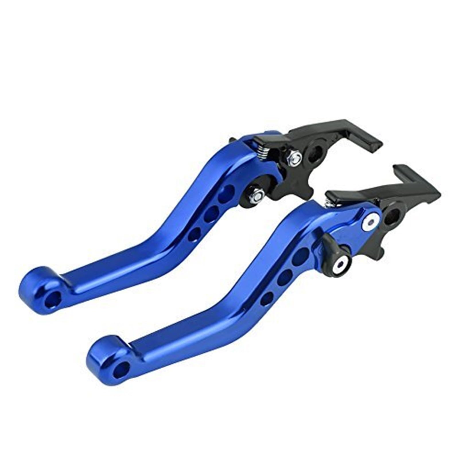 FLBZBLKASL Motorcycle Short Brake Clutch Levers Motorcycle Brake Lever, Motorbike Handle Levers Double Disc Pair Aluminum Bike Snapback and Clutch Pit