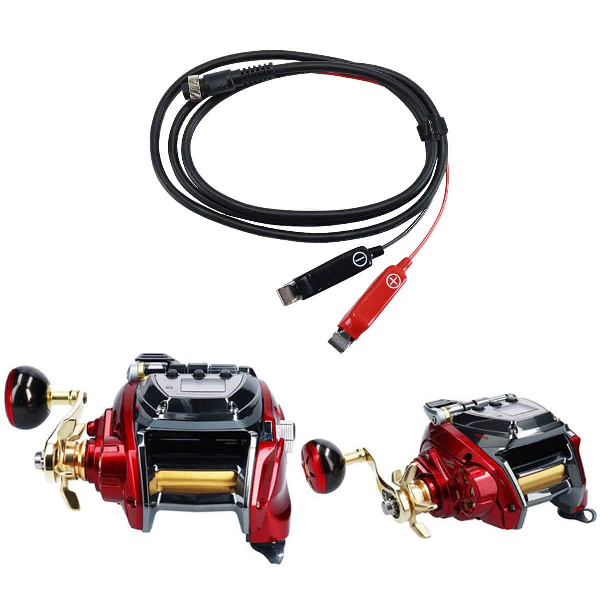 Ubric Câble d'alimentation électrique de 2 m, 2 Broches, pour pêche en mer