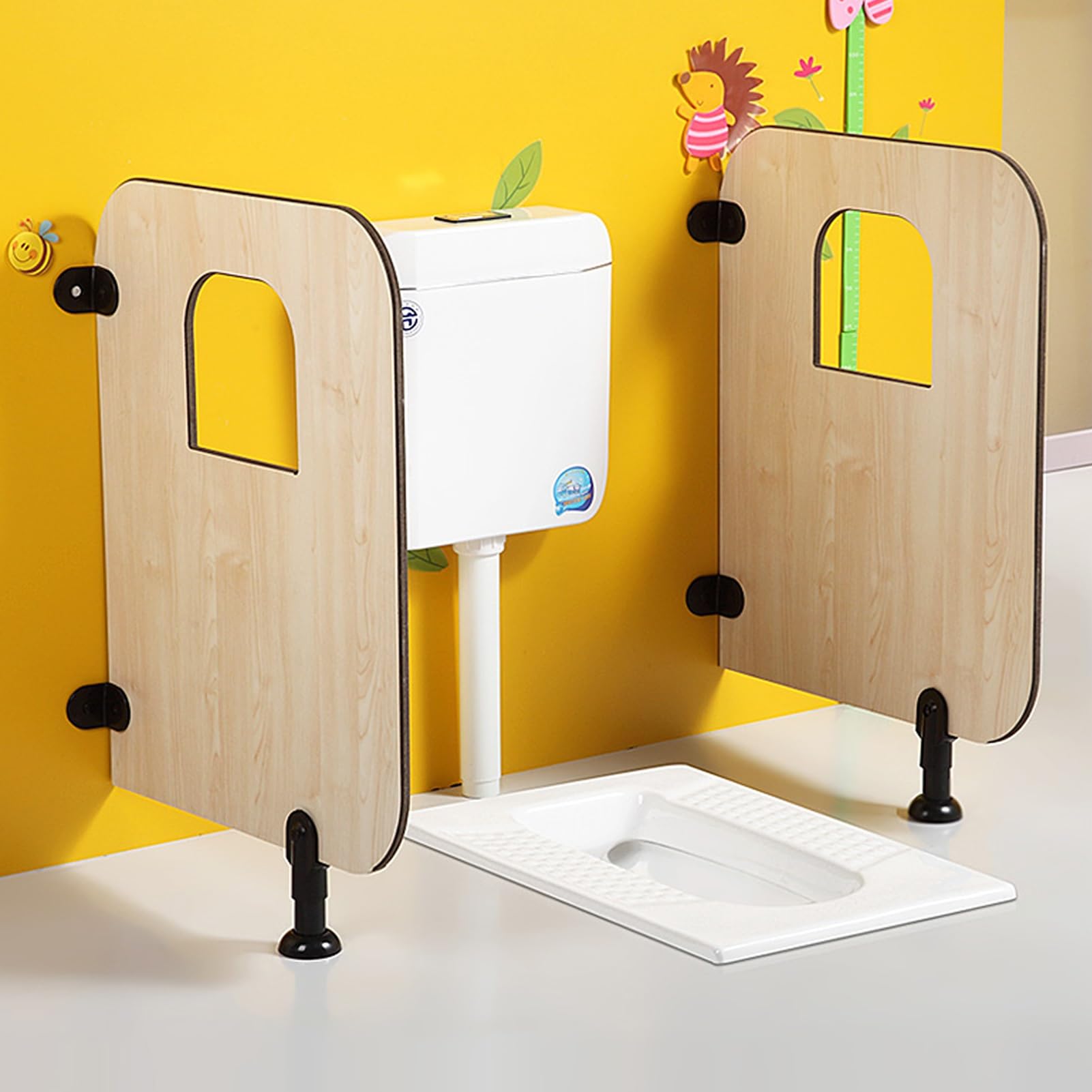 Séparateur d'urinoir enfant pour préserver l'intimité dans les toilettes d'école