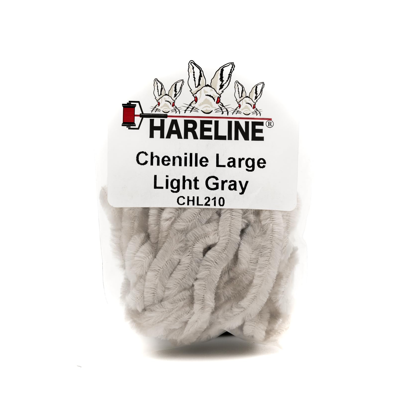 Hareline Chenille Hook for Yarn & Chenille, Large Size (Light Gray, Large)