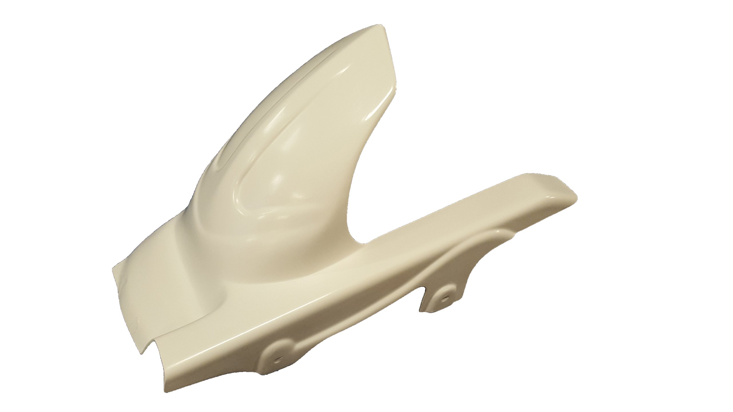 Rennsportshop Reisinger Suzuki Bandit GSF 650 04-16 Hinterradabdeckung Kotflügel Mudguard Schutzblech Schmutzfänger Fender Creme Fiberglas Rear Left