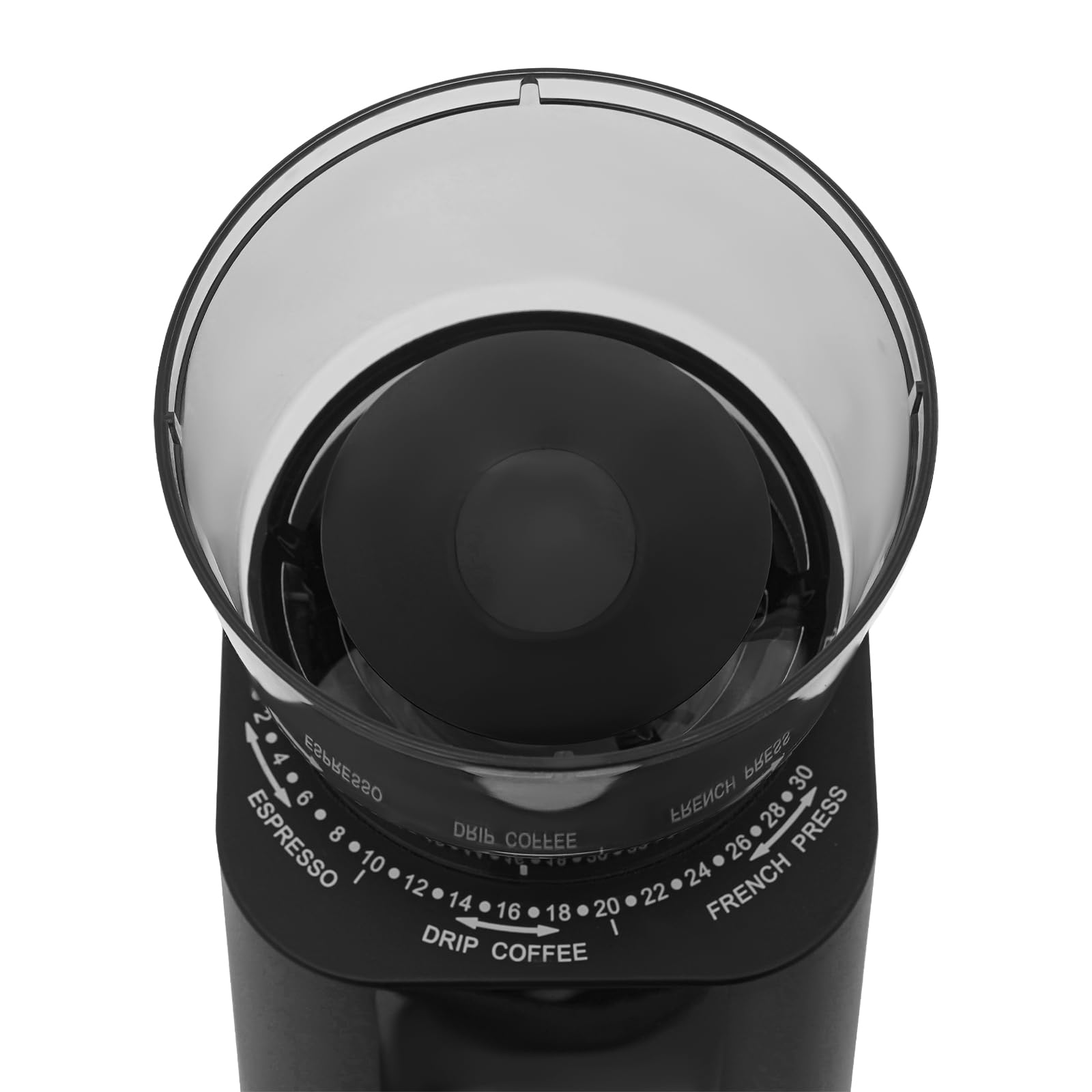 Molinillo de café eléctrico ajustable extraíble de 300 g con pantalla LCD digital y botones táctiles, trituradora de café grano para moler granos de café en casa, cafeterías, exposiciones, centros