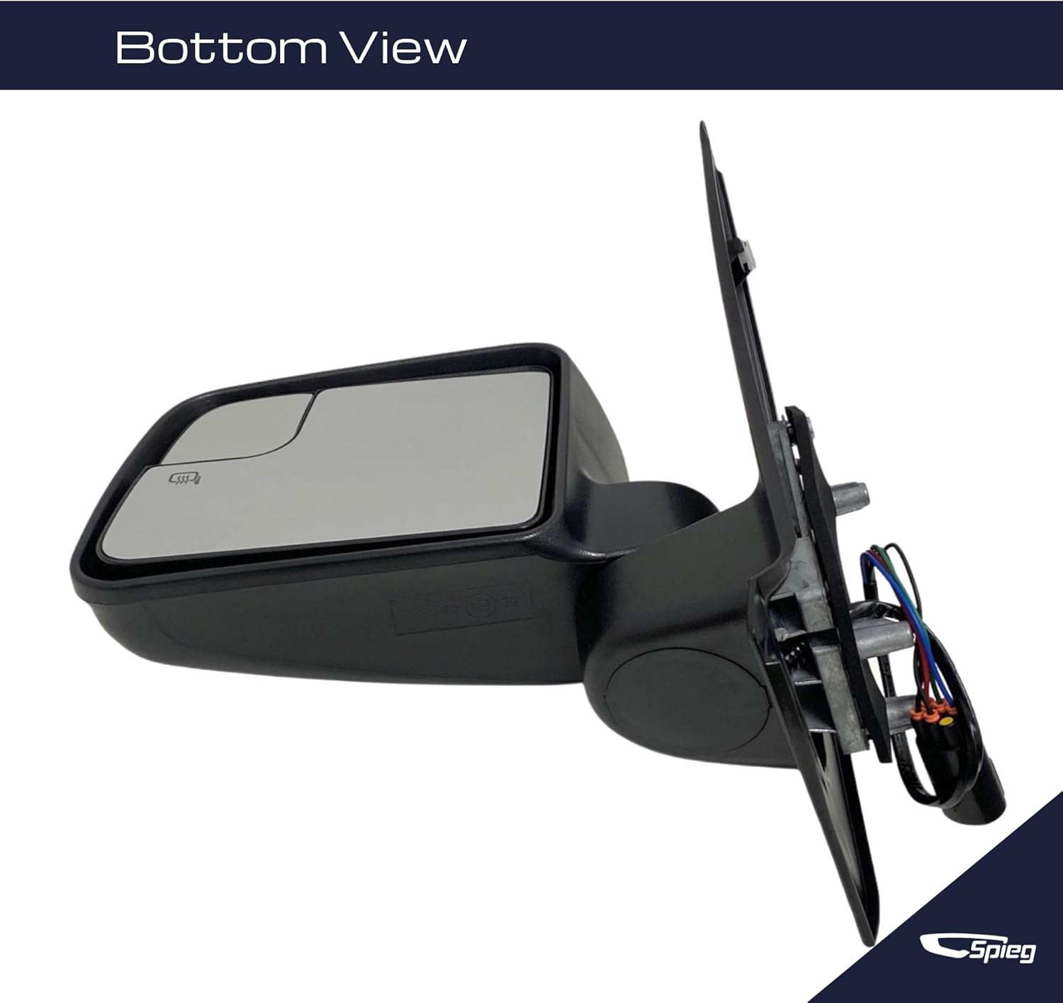 Spieg Driver Side Mirror for 2011-2013 Ford Transit Connect Power Adjustment Heated Manual Fold Primed Cover 5 Pins Left