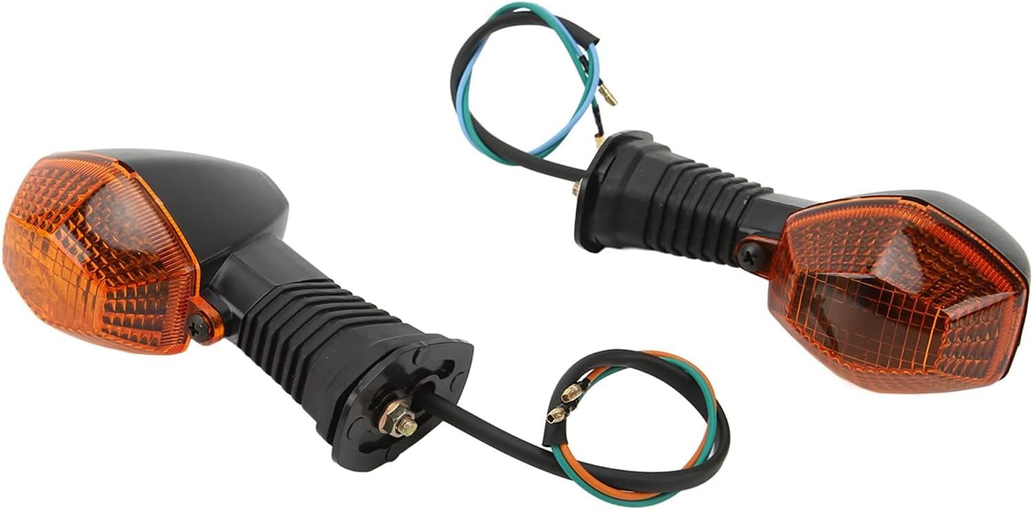 Motorcycle Turn Signals - Amber Light, 2-Wire 12V, Indicator Light for SUZUKI GSF 600 650 1200 1250 N/S Bandit, GSF 1250 SA, SV 1000 N/S 650S/N, DR-Z 400S, GSX-R GSX 650F (Amber)