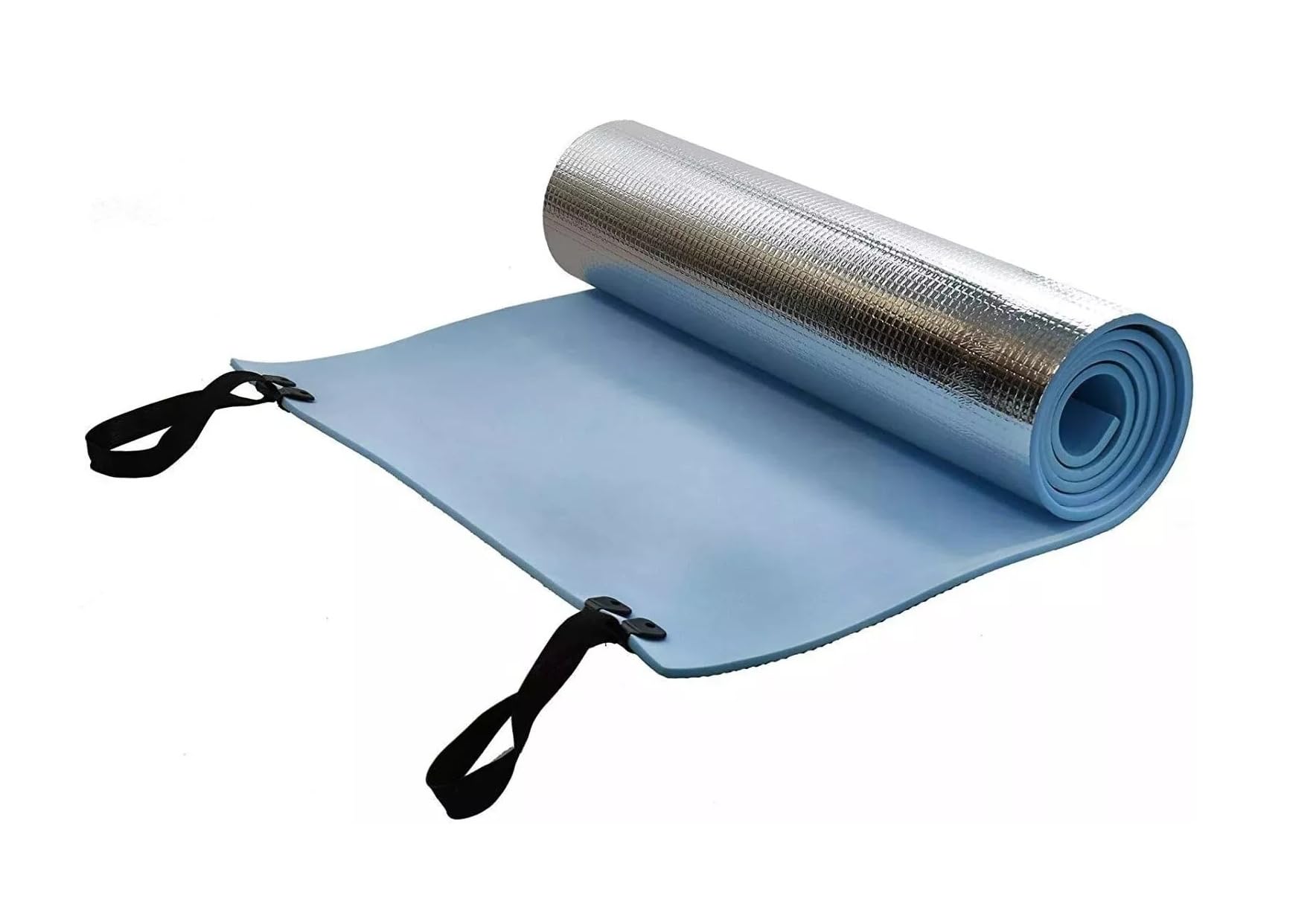 Camping Mat Yoga Matt with EVA Foam Padding Tents ideal for Outdoor Indoor activities, Waterproof Blue with Silver Foil, Fishing Picnic Caravan Fitness Foam With Soft Rebound For Dance Grass Mat 183cm