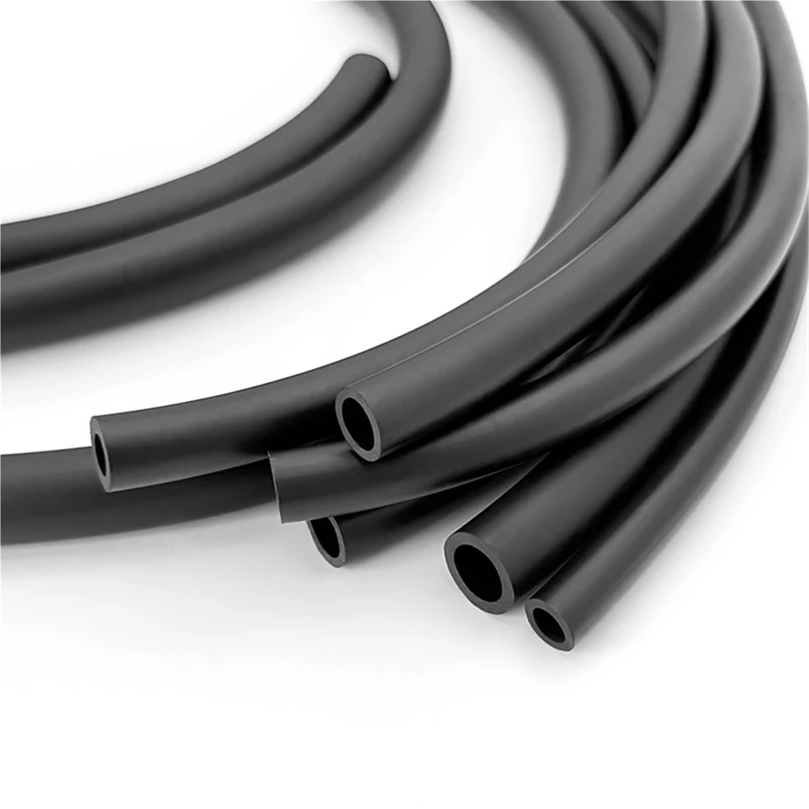 Línea de combustible goma negra 1M ID 3/4/5/6/7/8/10/13/16/19mm Tubo flexible entrega y aceite