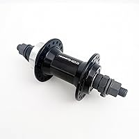 Vista 7 de Parte de rueda de bicicleta Buje delantero de bicicleta 36 agujeros, aleación de alumbre, 3.937 in de ancho, cubo delantero de bicicleta