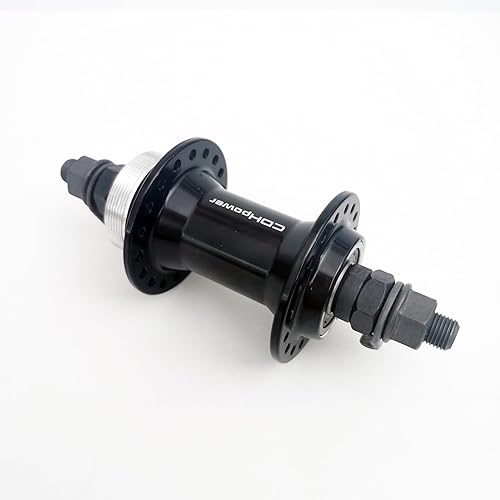 Miniatura 7 de Parte de rueda de bicicleta Buje delantero de bicicleta 36 agujeros, aleación de alumbre, 3.937 in de ancho, cubo delantero de bicicleta