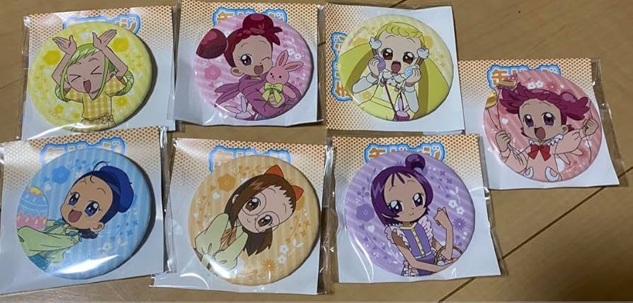 Amazon.co.jp: おジャ魔女どれみ 缶バッジ全種セット : おもちゃ
