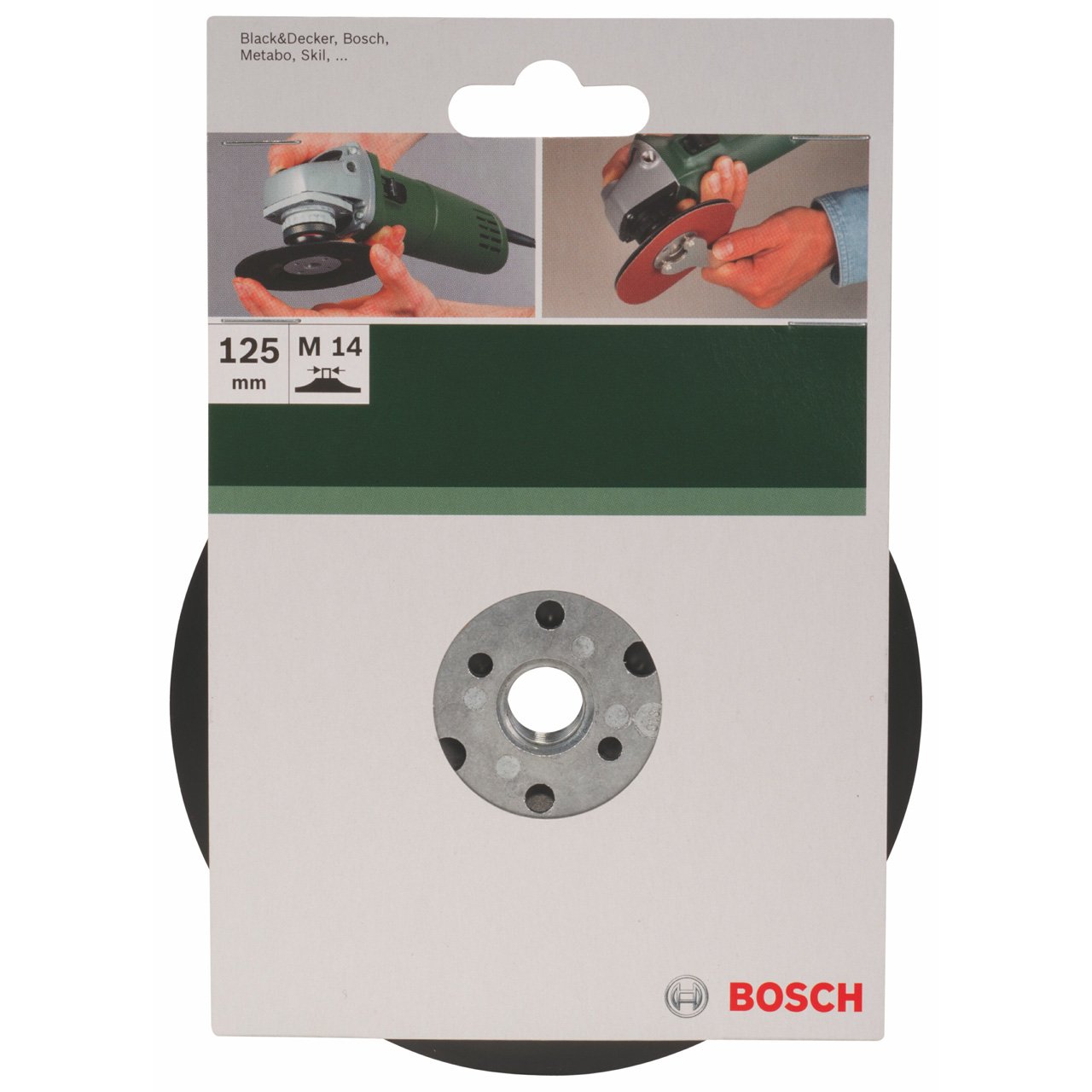BOSCH Platorello Supporto Per Abrasivi Per Smerigliatrice Angolare 125 Mm
