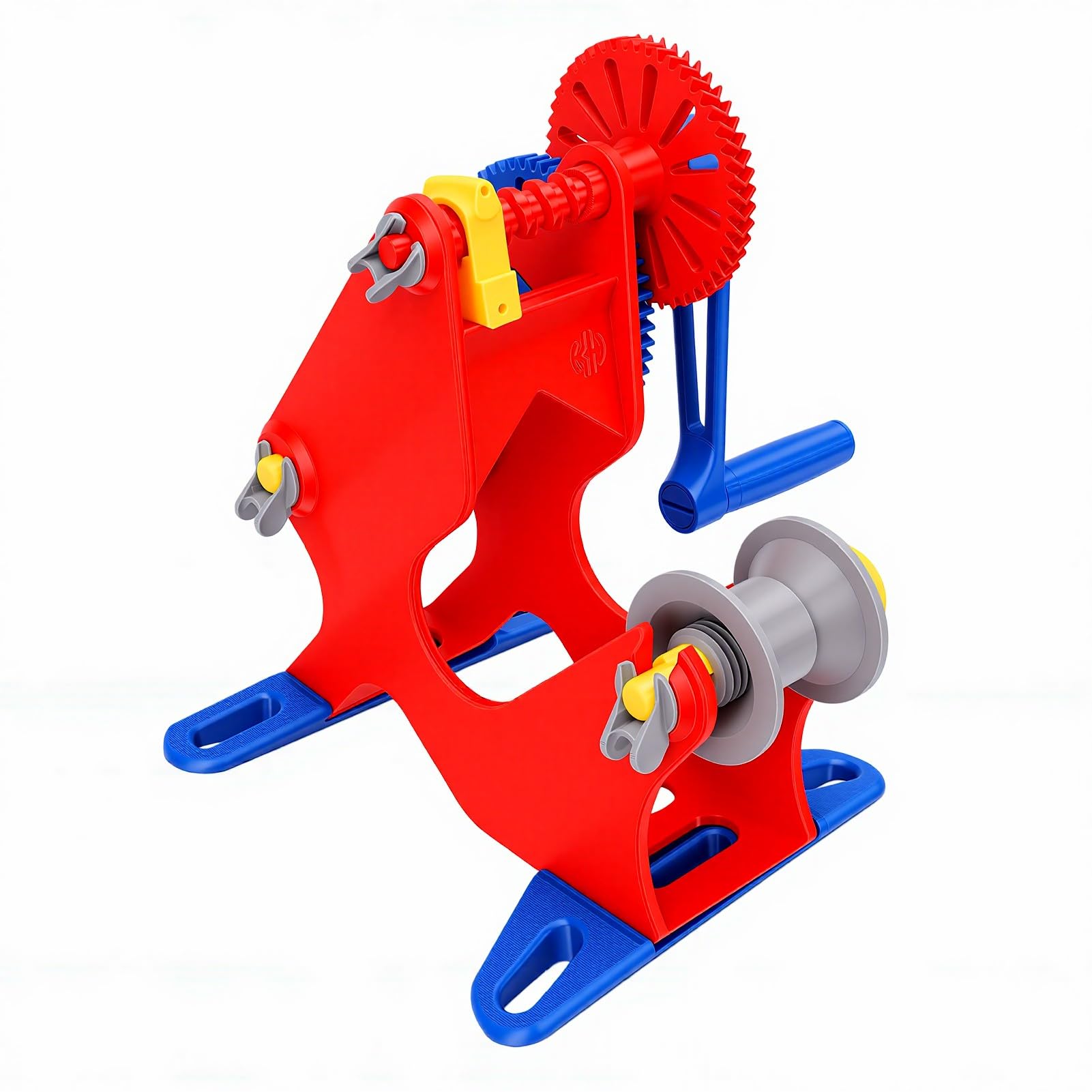 Jeffergarden Szpularka do Filamentu Ręczna z korbą, na Szpule 1kg, z Odłączanym Modułowym Designem, Równomierne Nawijanie dla Hobbystów Druku 3D.