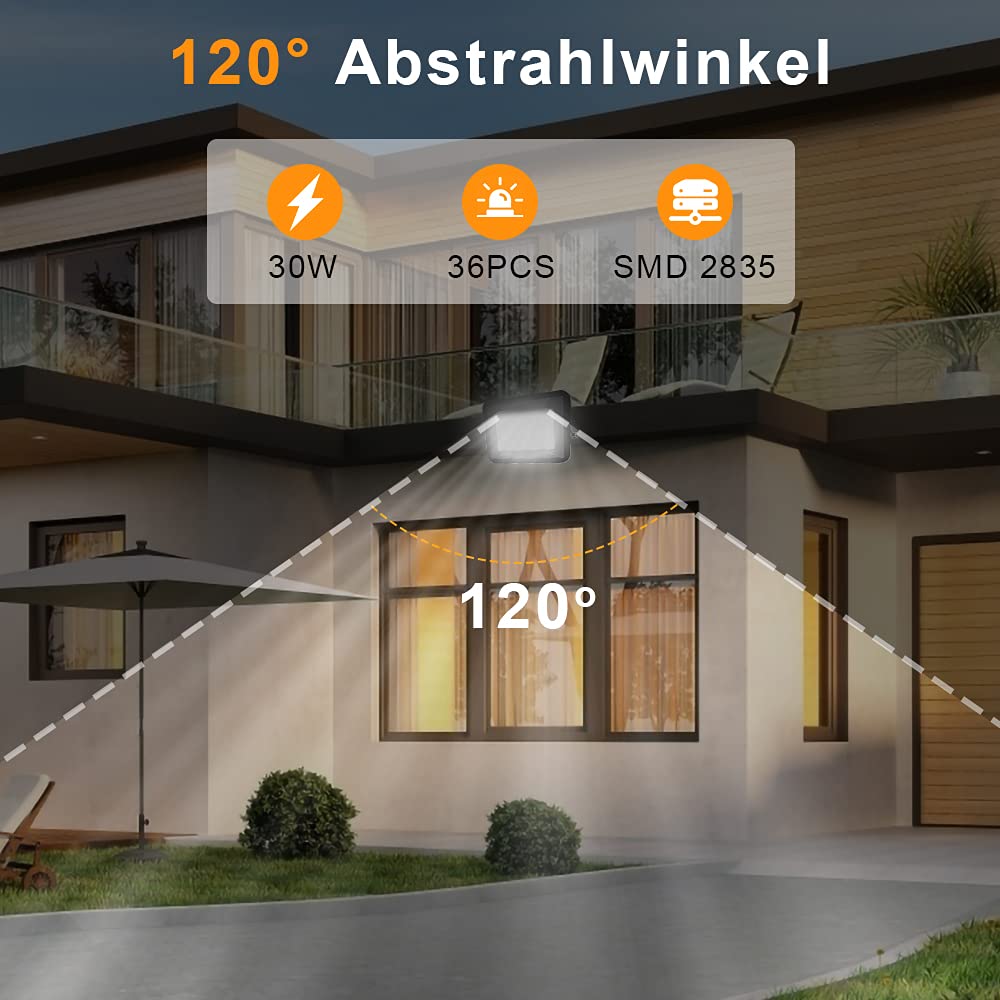Lospch Faretto LED da esterno 4X 30W, Proiettore LED super | FindTheDeal Lospch Faretto LED da esterno 4X 30W, Proiettore LED super | FindTheDeal