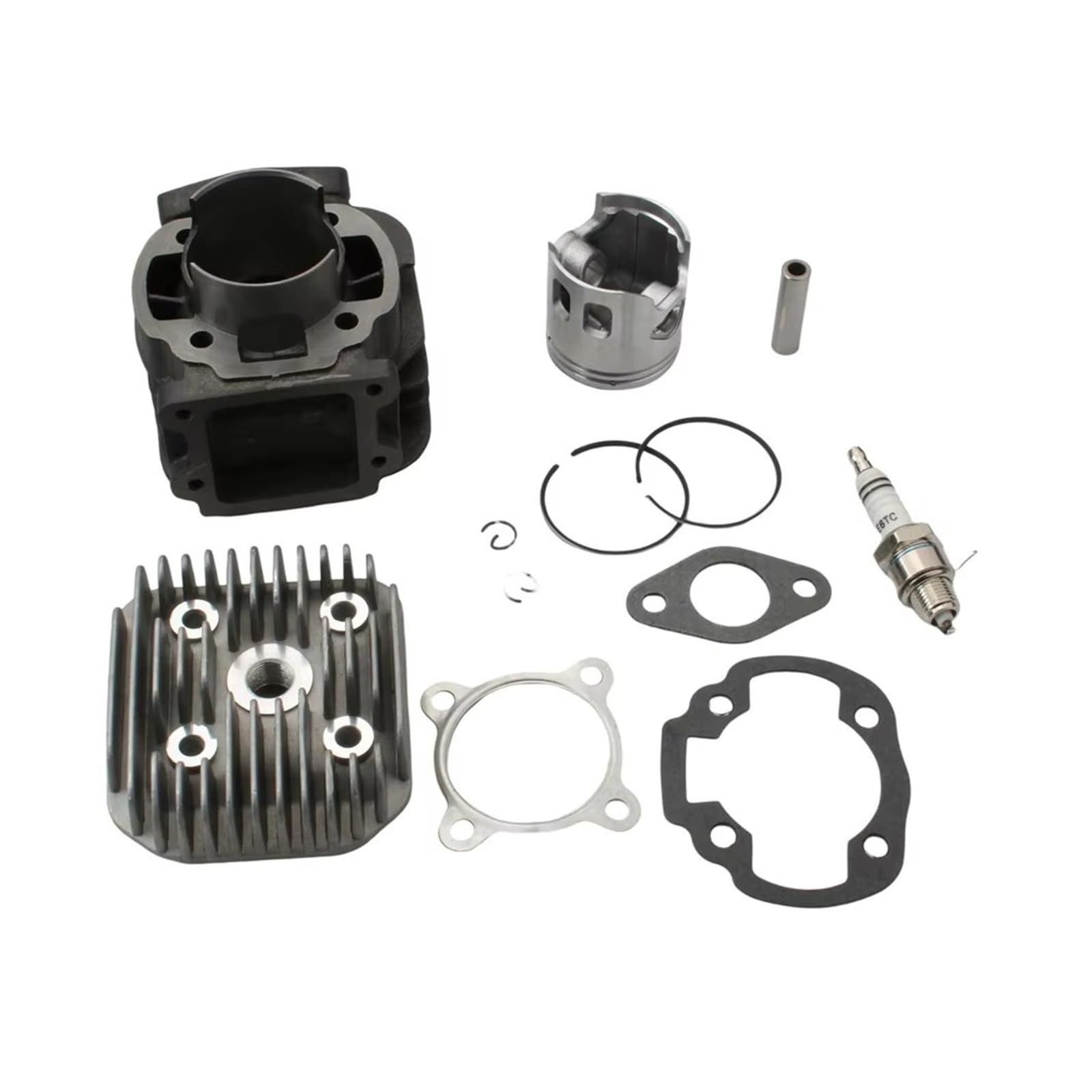 Cilindro Pistone Anello Per MBK 50 Per Booster Per Next Per Spirit Per Pista 50cc 47mm/10mm 2T Scooter 70cc Big Bore Kit Cilindro E Racing Albero Motore
