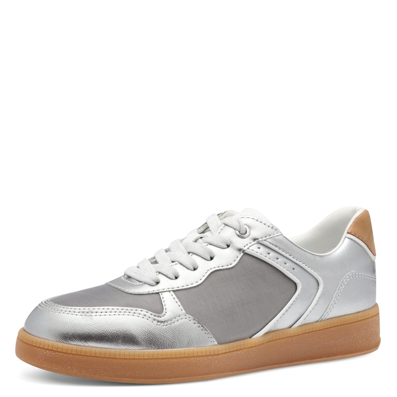 MARCO TOZZI Women's Damen Sneaker 2-23791-44, Silver Comb, 7.5 UK