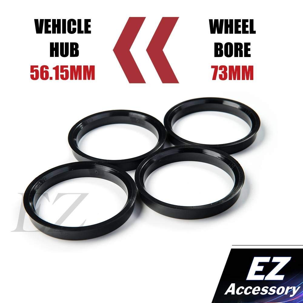 Hub Centric Ring Set O.D 73mm Wheel Bore OD To 56.15mm Hub ID